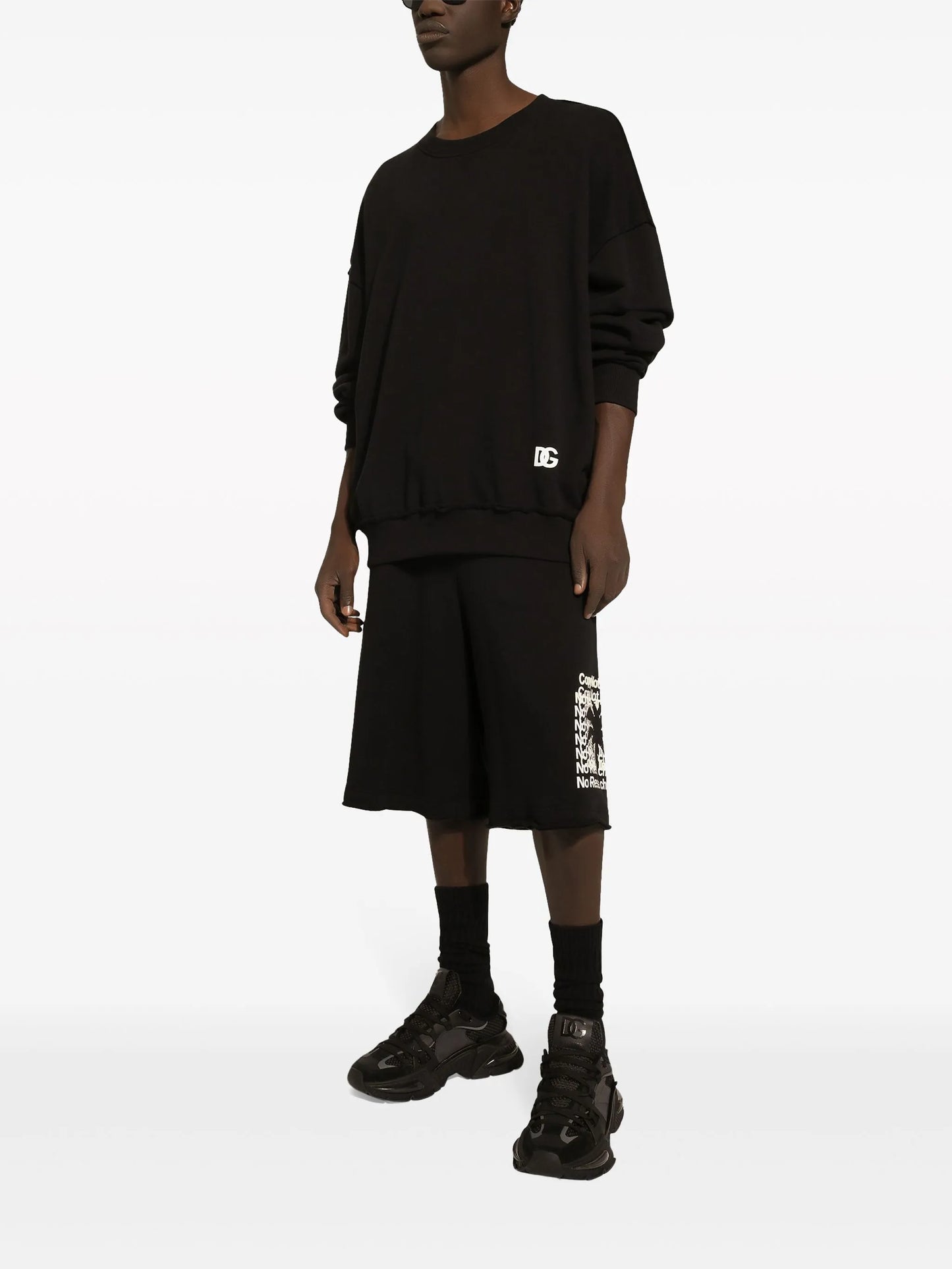 logo-print cotton sweatshirt