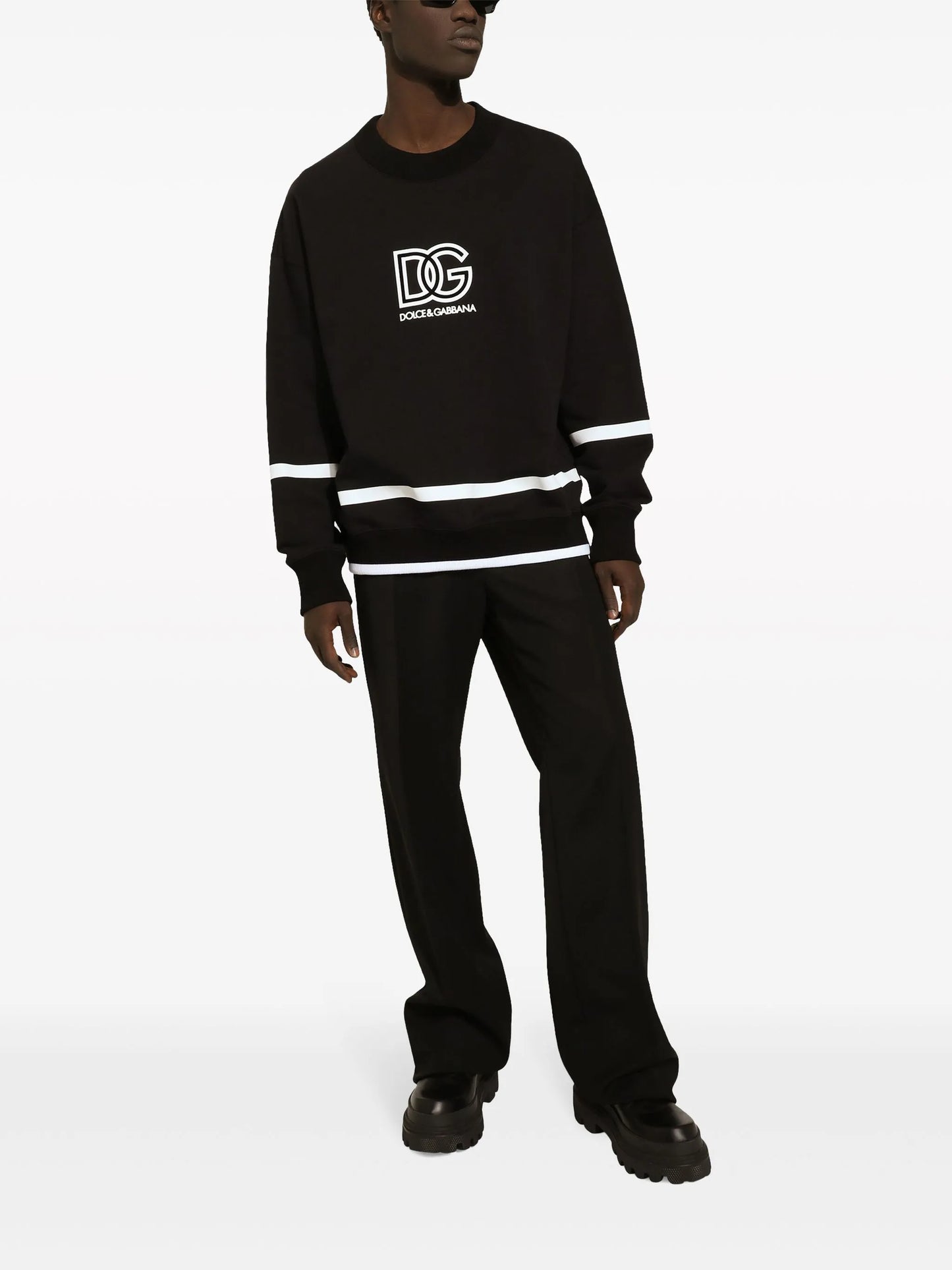 logo-print cotton sweatshirt