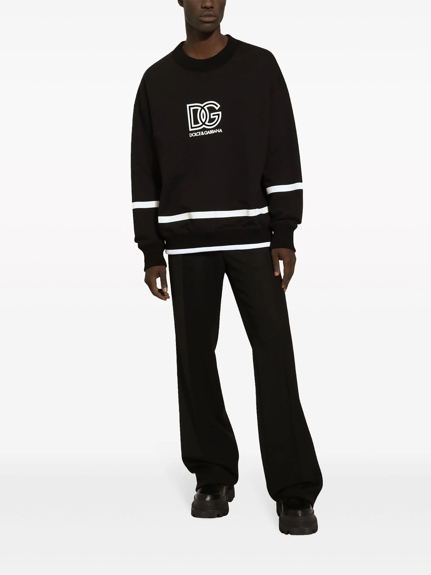 logo-print cotton sweatshirt