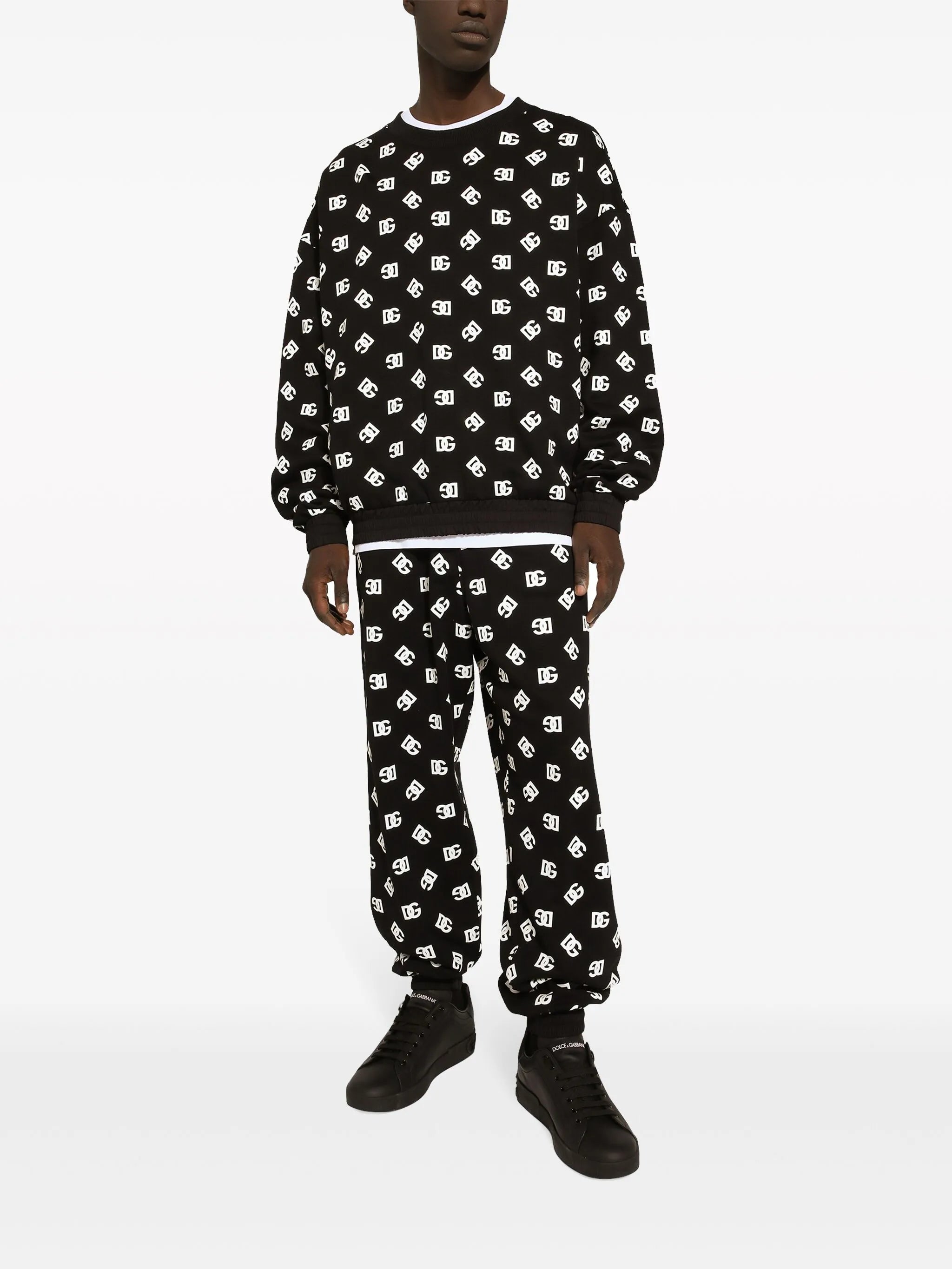 logo-print cotton-blend sweatshirt