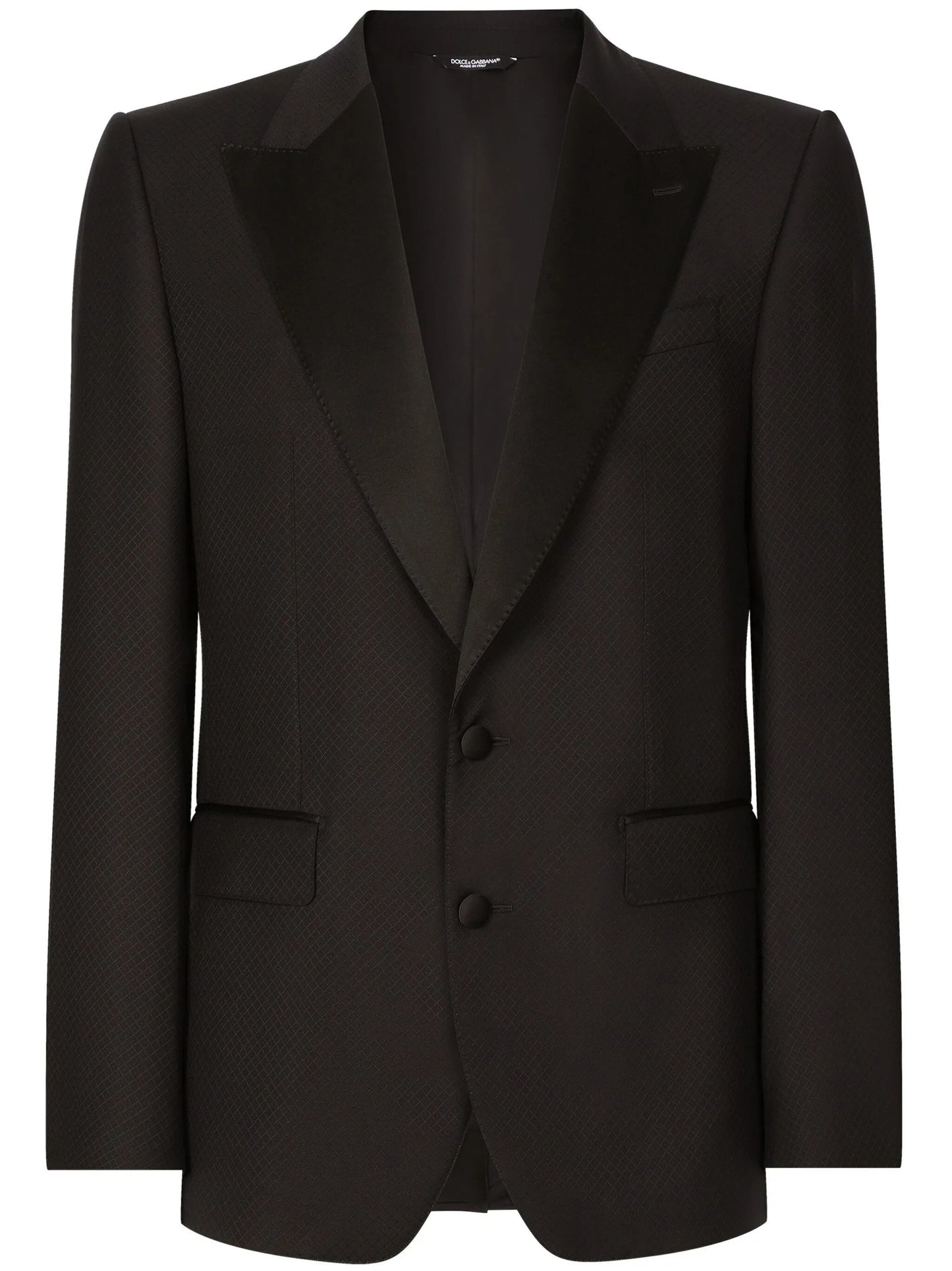 contrasting lapels two-piece suit