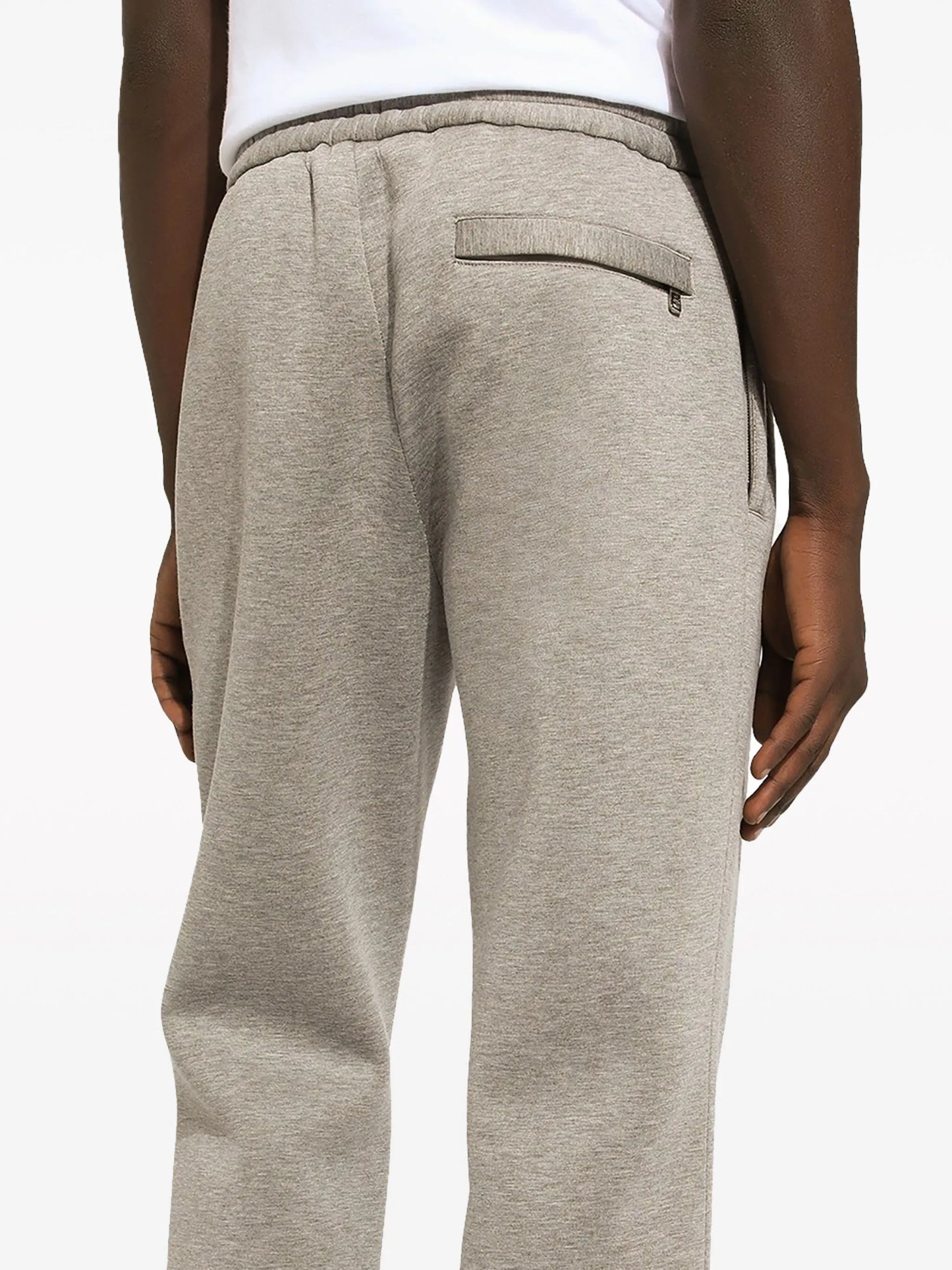 logo-plaque track pants