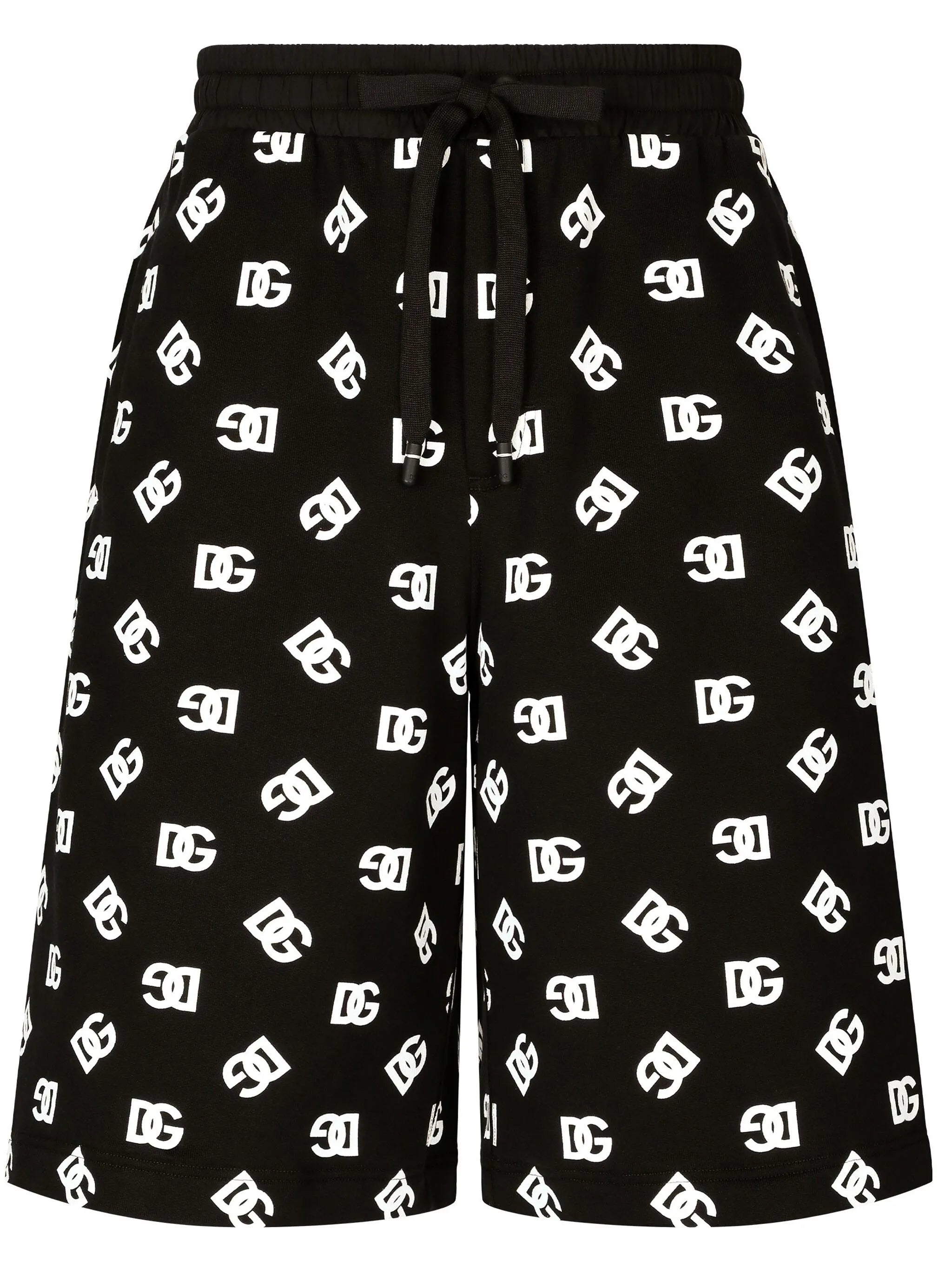 logo-print cotton track shorts