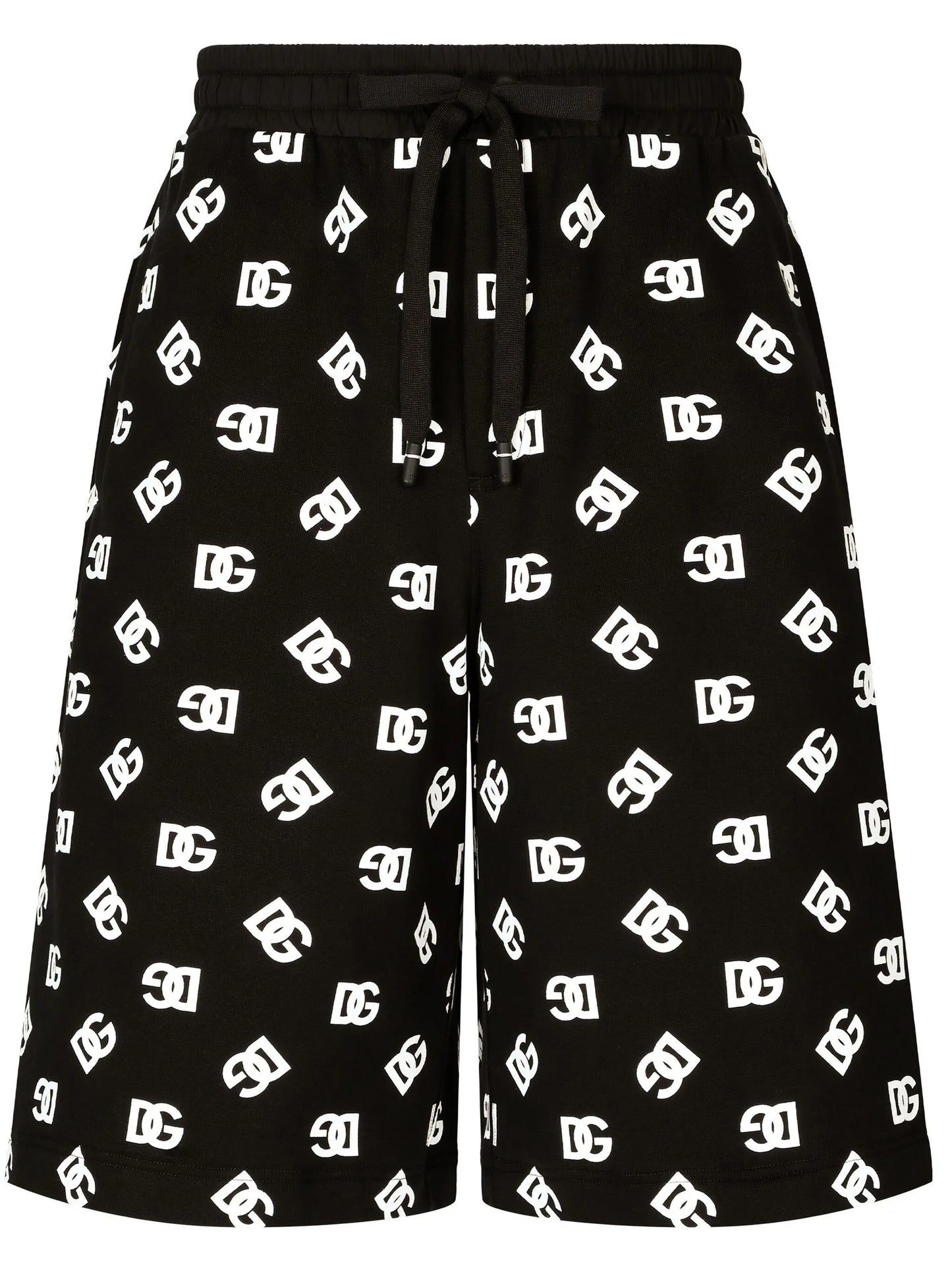 logo-print cotton track shorts