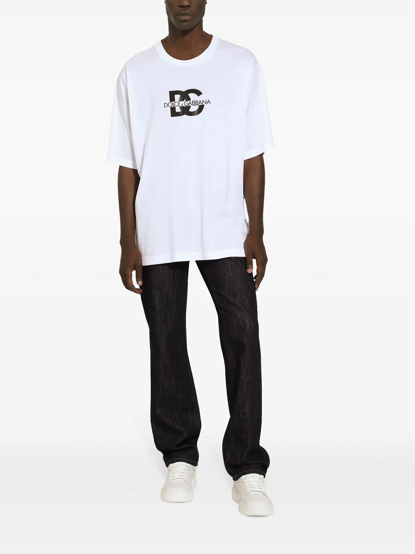 logo-print cotton T-shirt