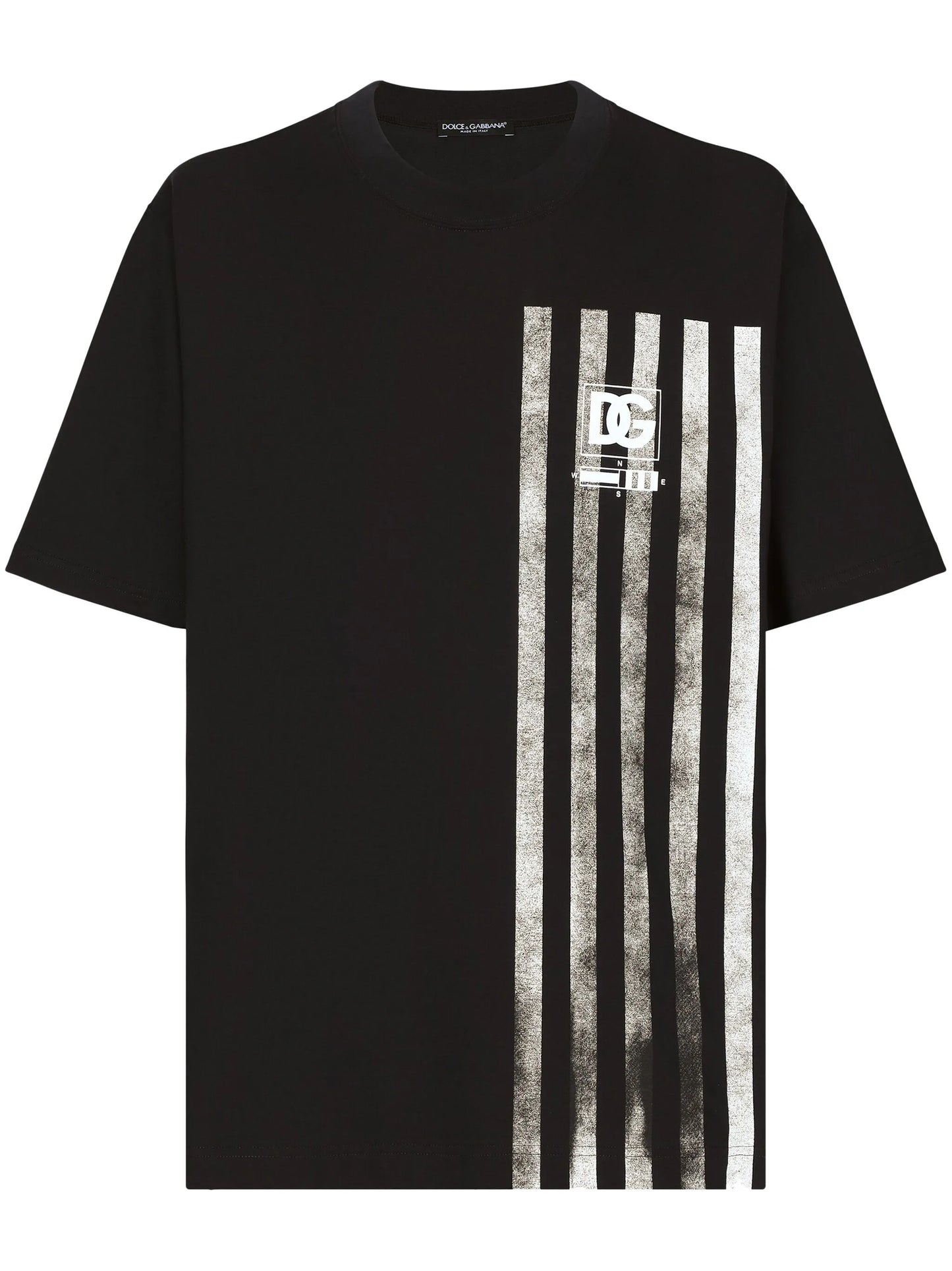 stripe-print cotton T-shirt