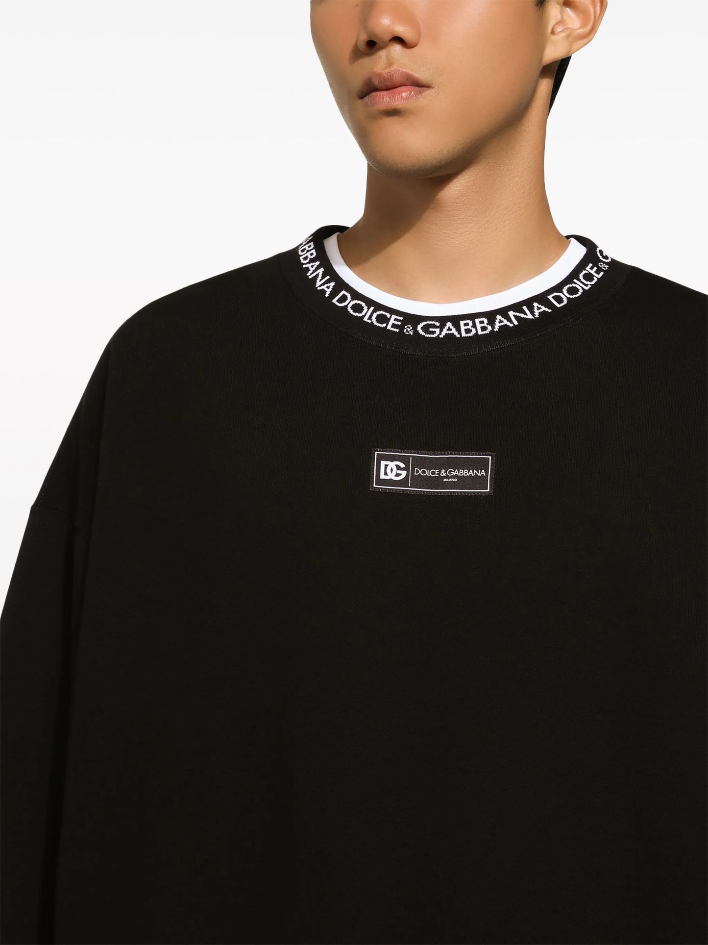 logo-print cotton-blend sweatshirt