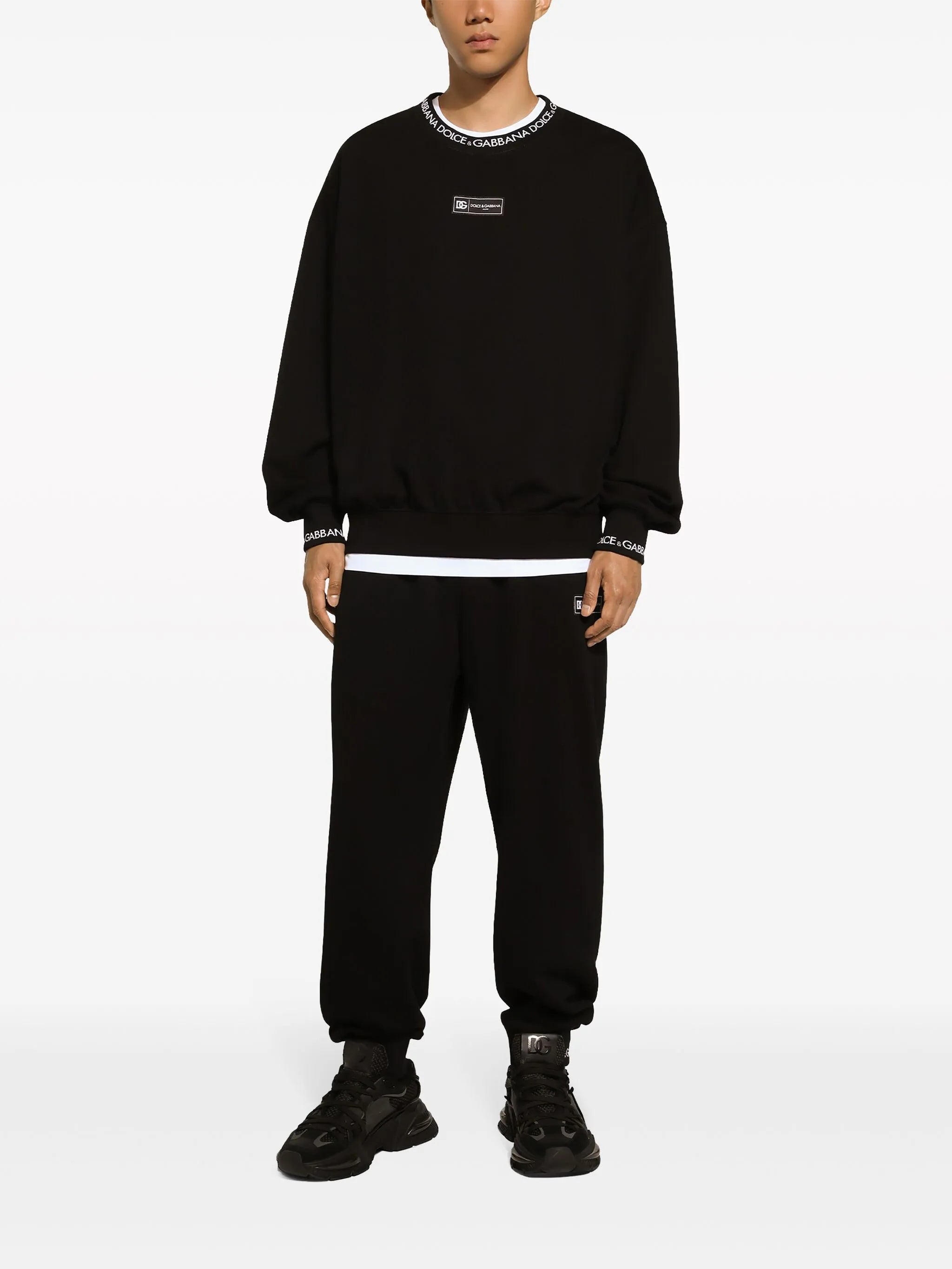 logo-print cotton-blend sweatshirt