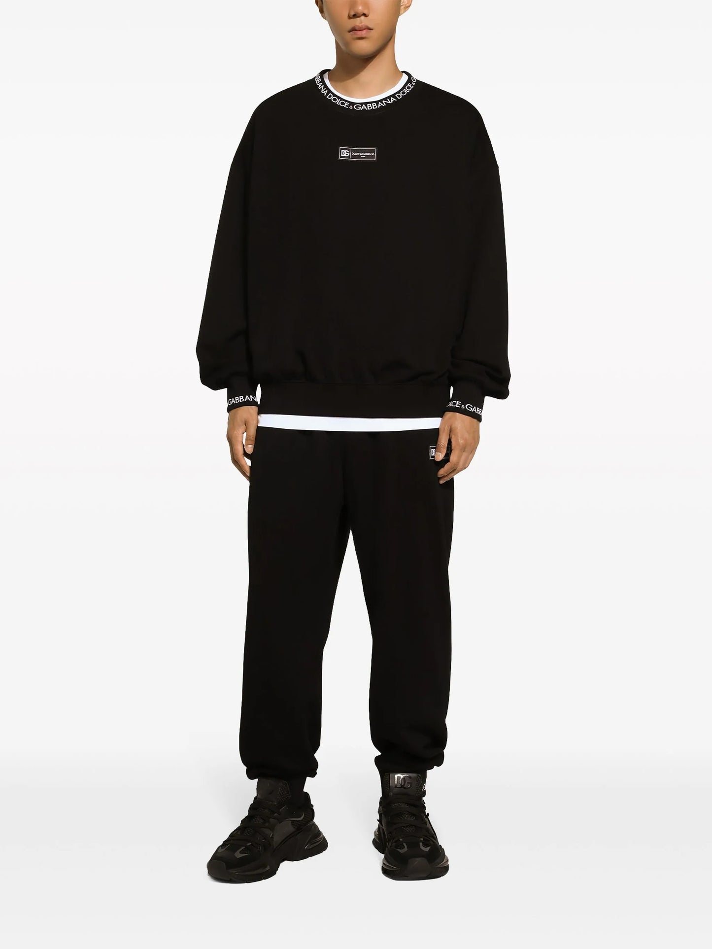 logo-print cotton-blend sweatshirt