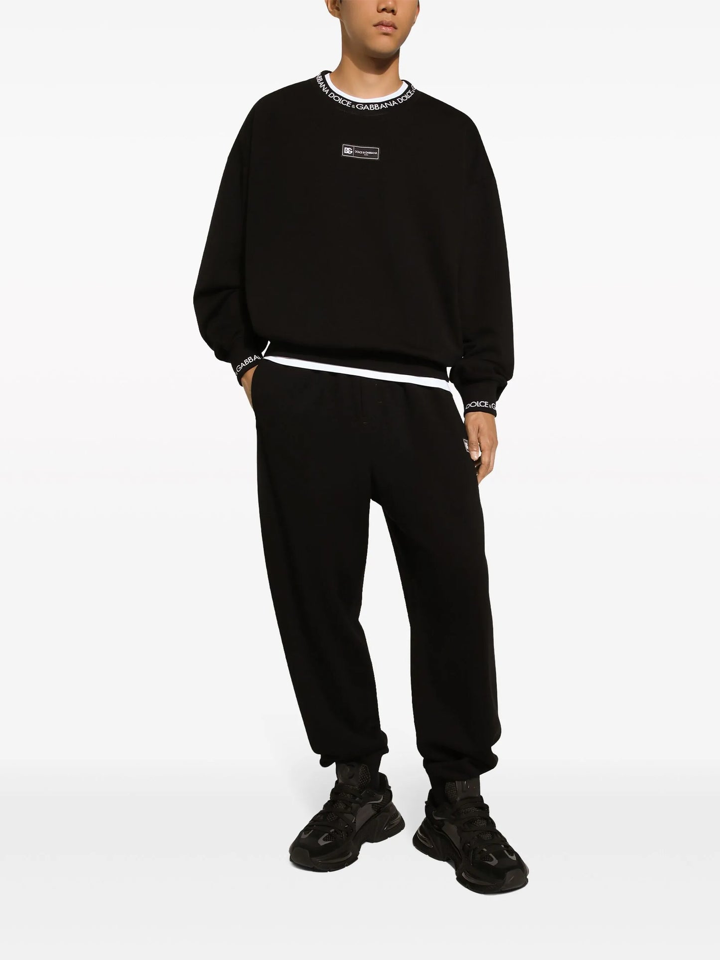 logo-print cotton-blend sweatshirt