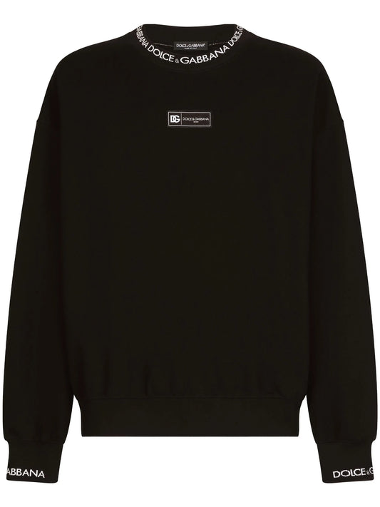 logo-print cotton-blend sweatshirt