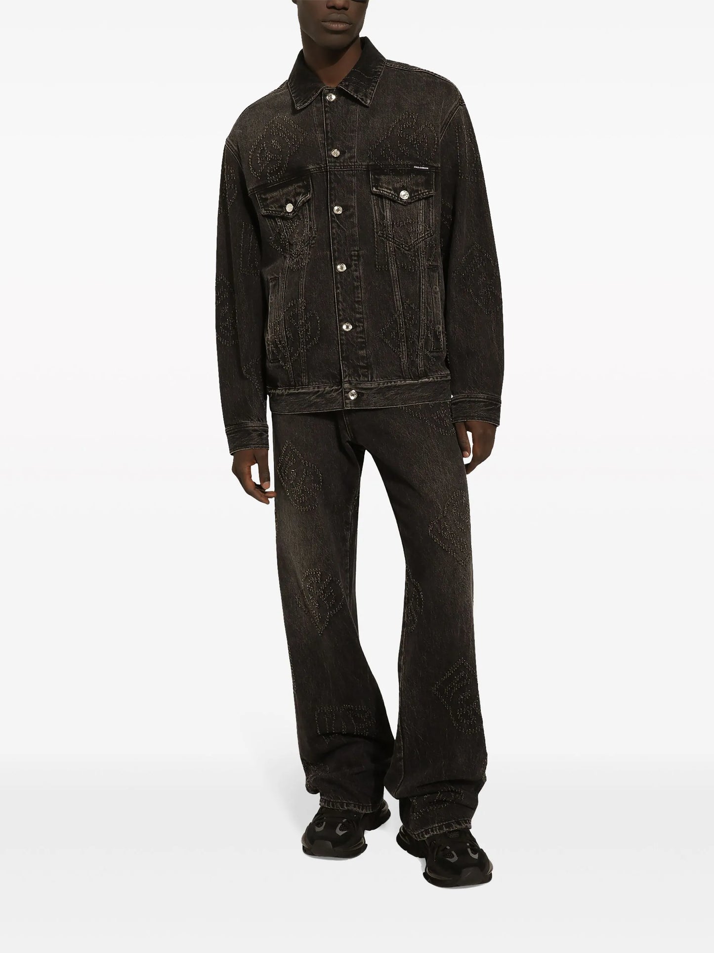 D&G embroidered denim jacket