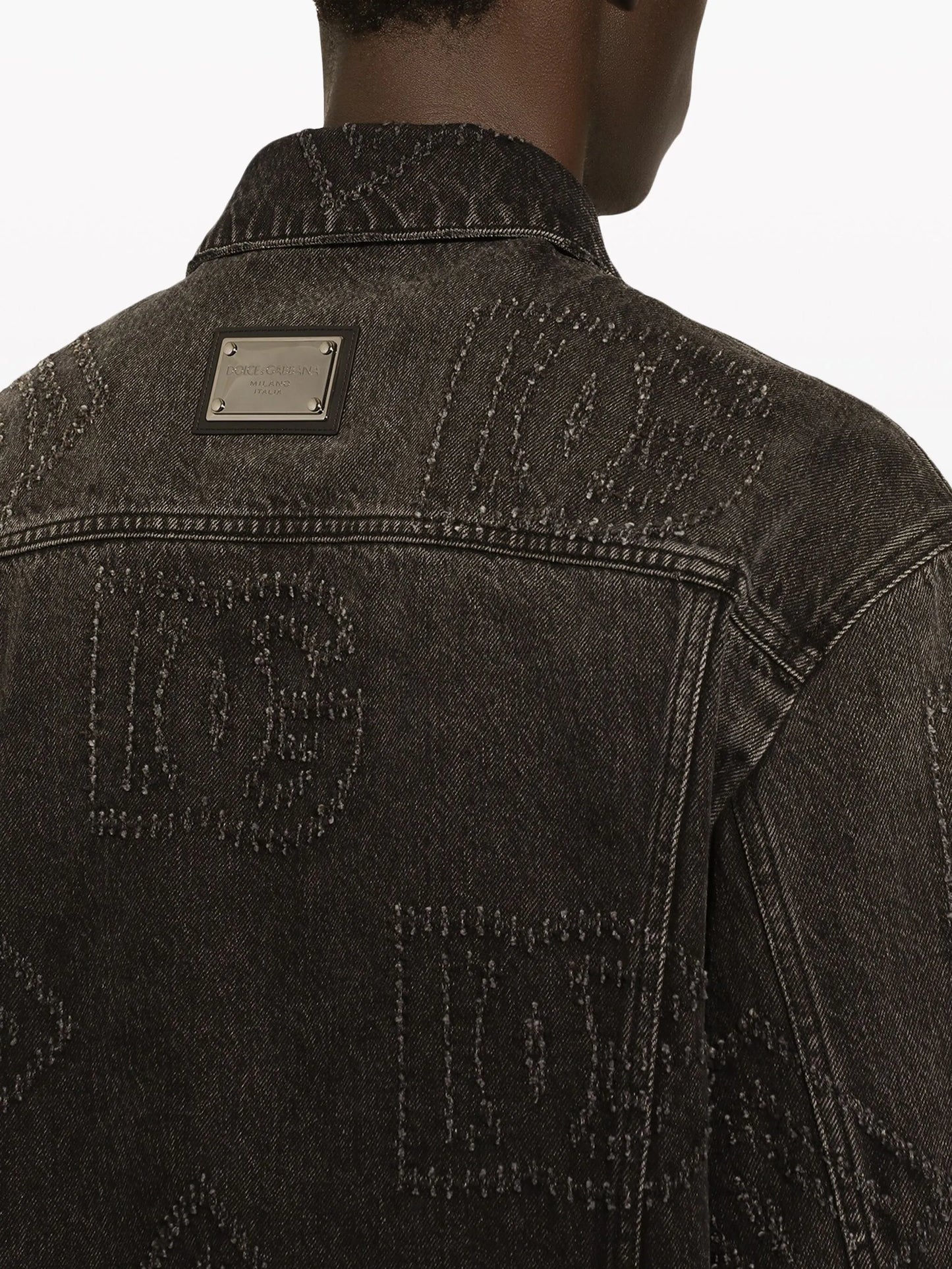 D&G embroidered denim jacket