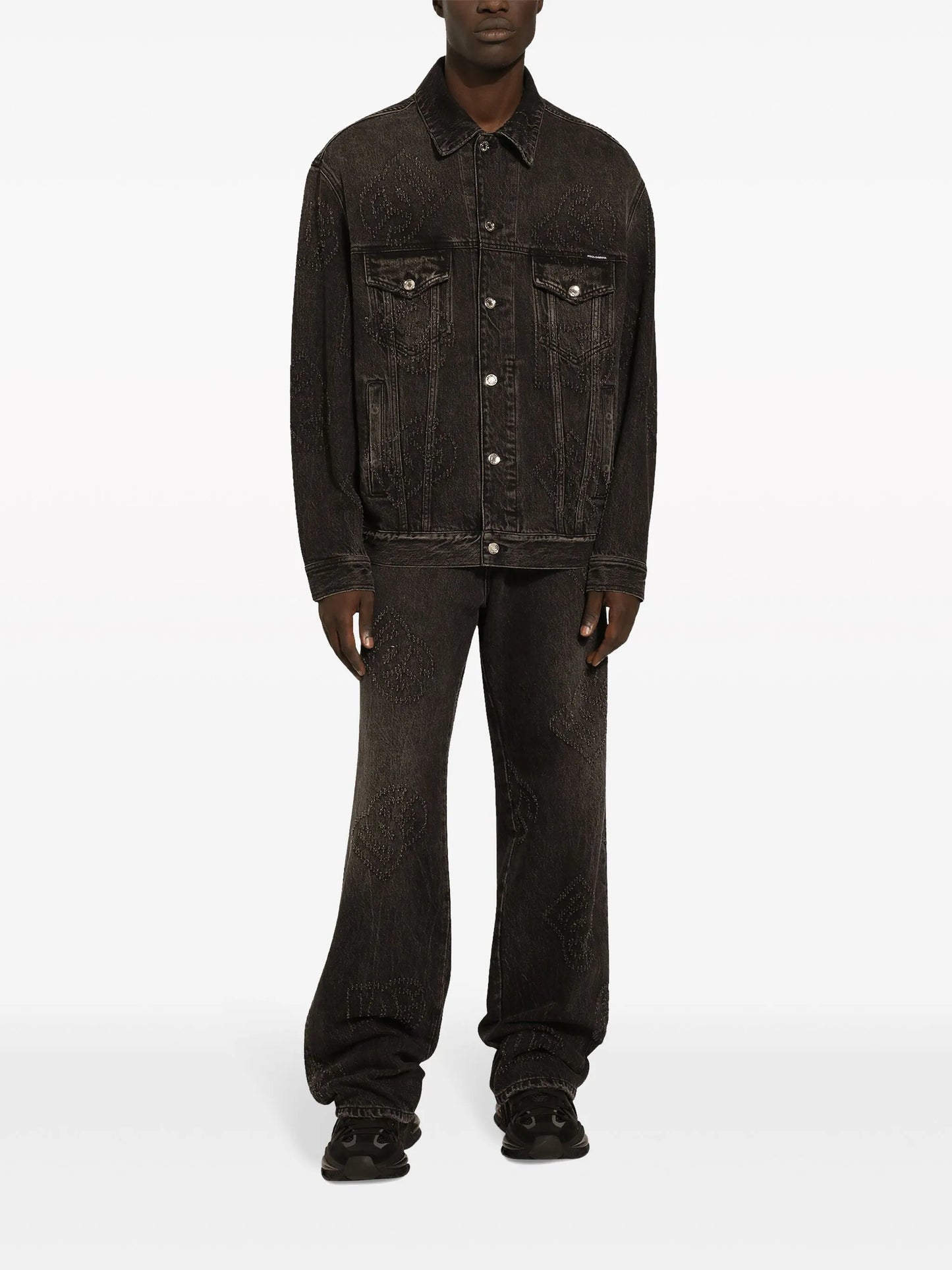 D&G embroidered denim jacket