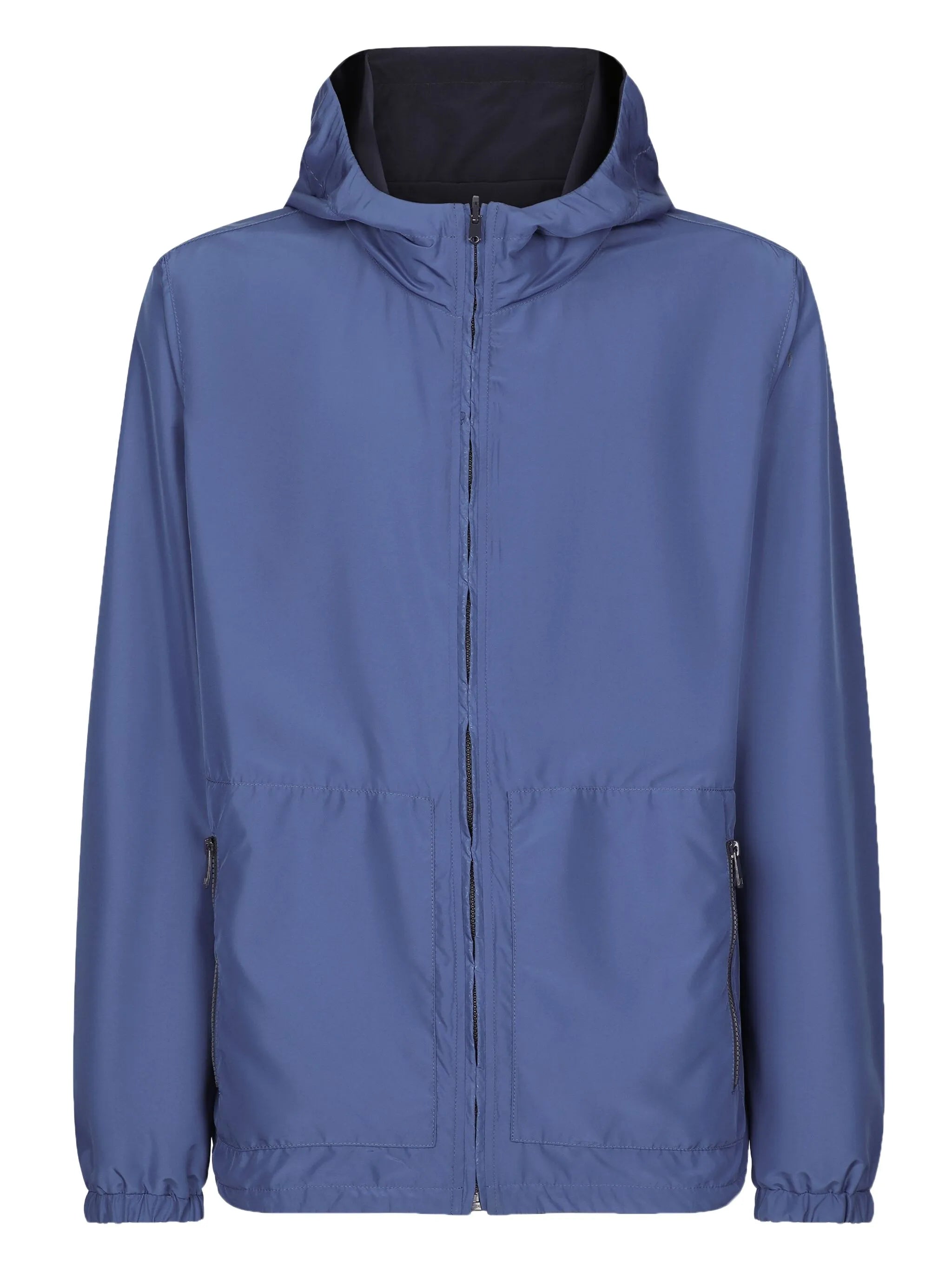 logo-print reversible parka