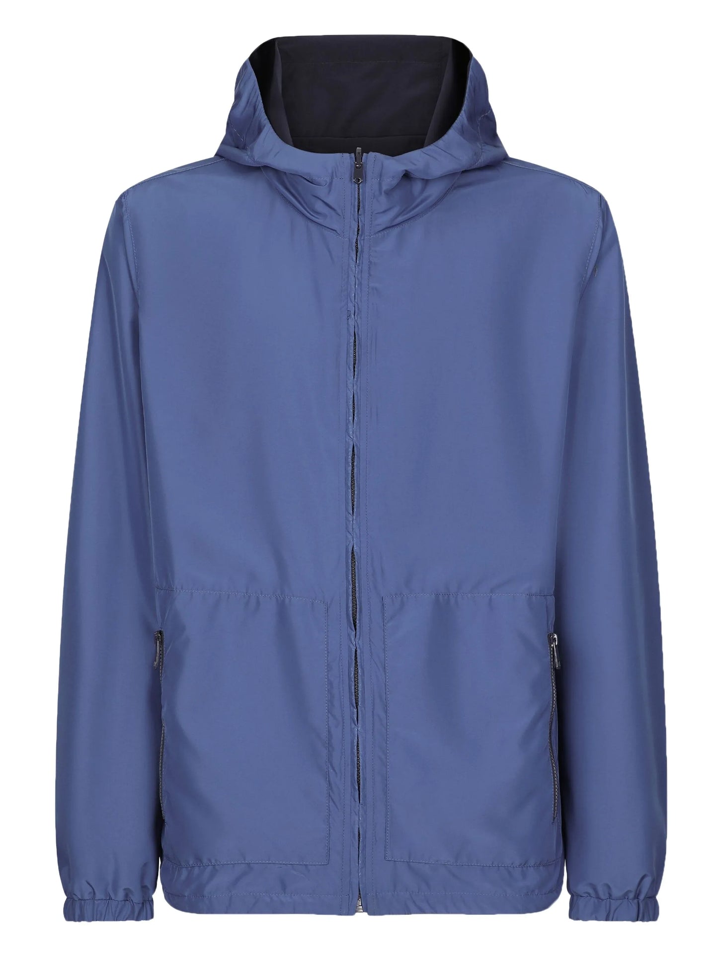 logo-print reversible parka