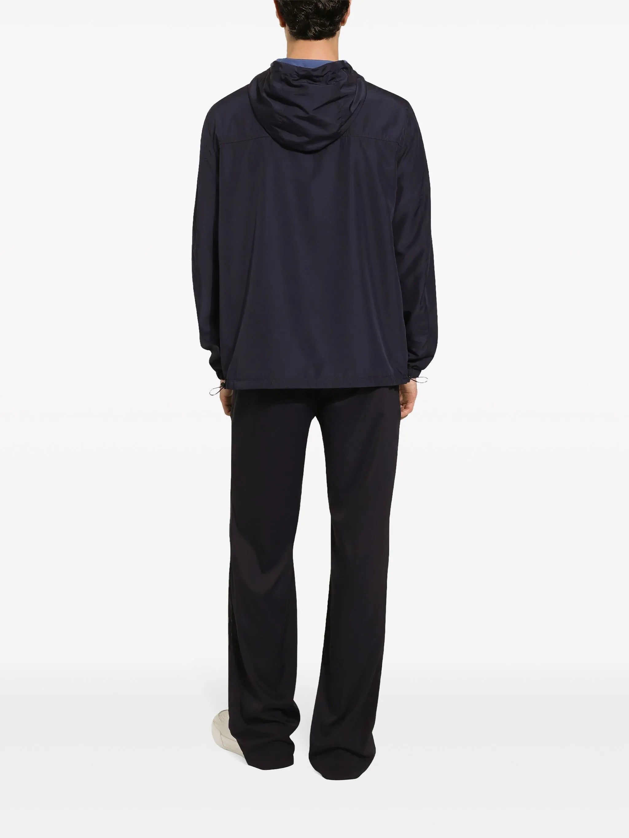 logo-print reversible parka