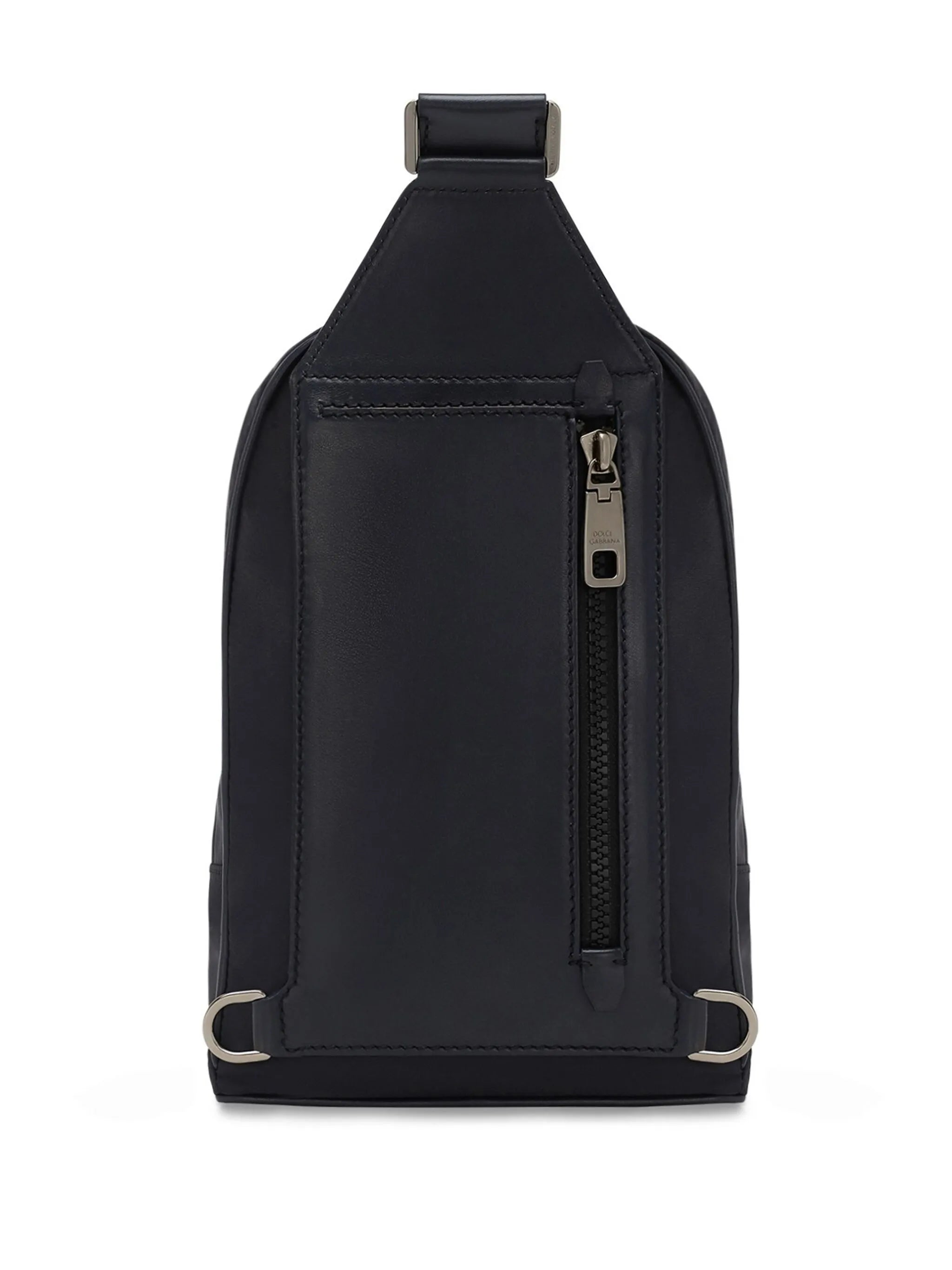 logo-lettering cross body backpack
