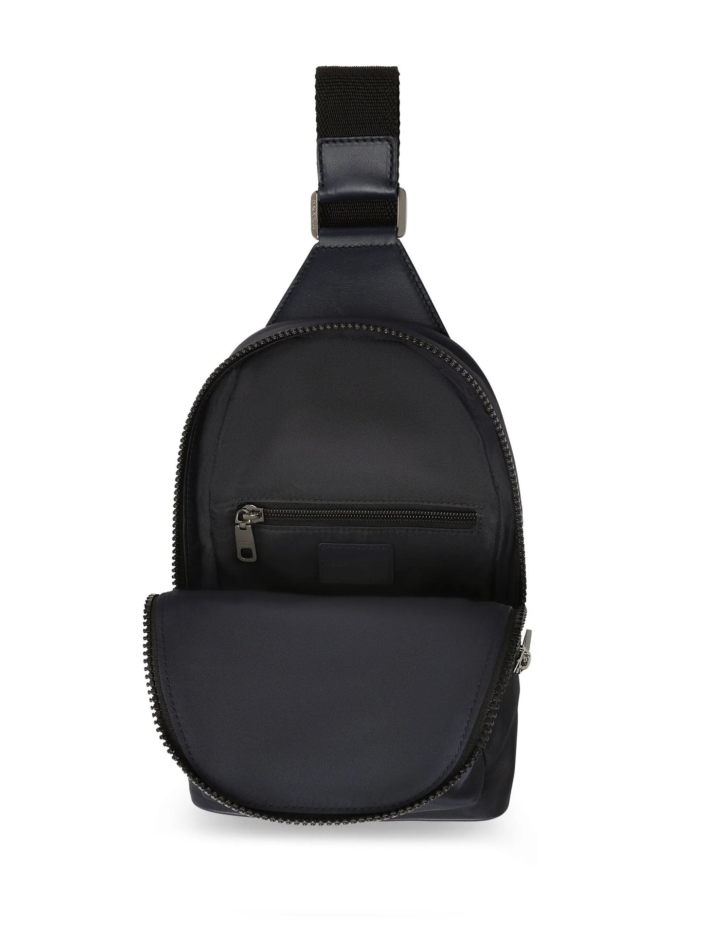 logo-lettering cross body backpack