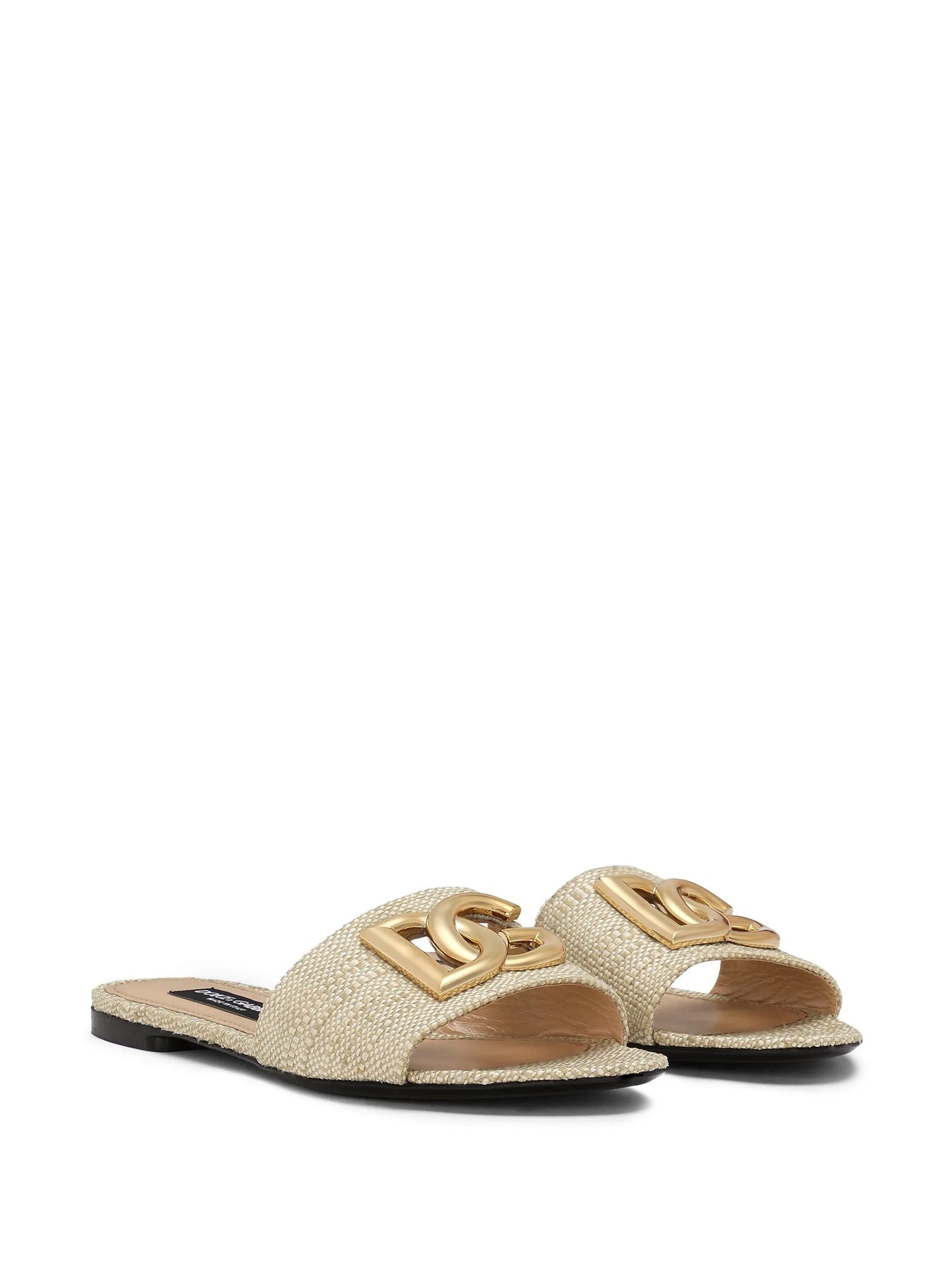 DG-logo raffia slides