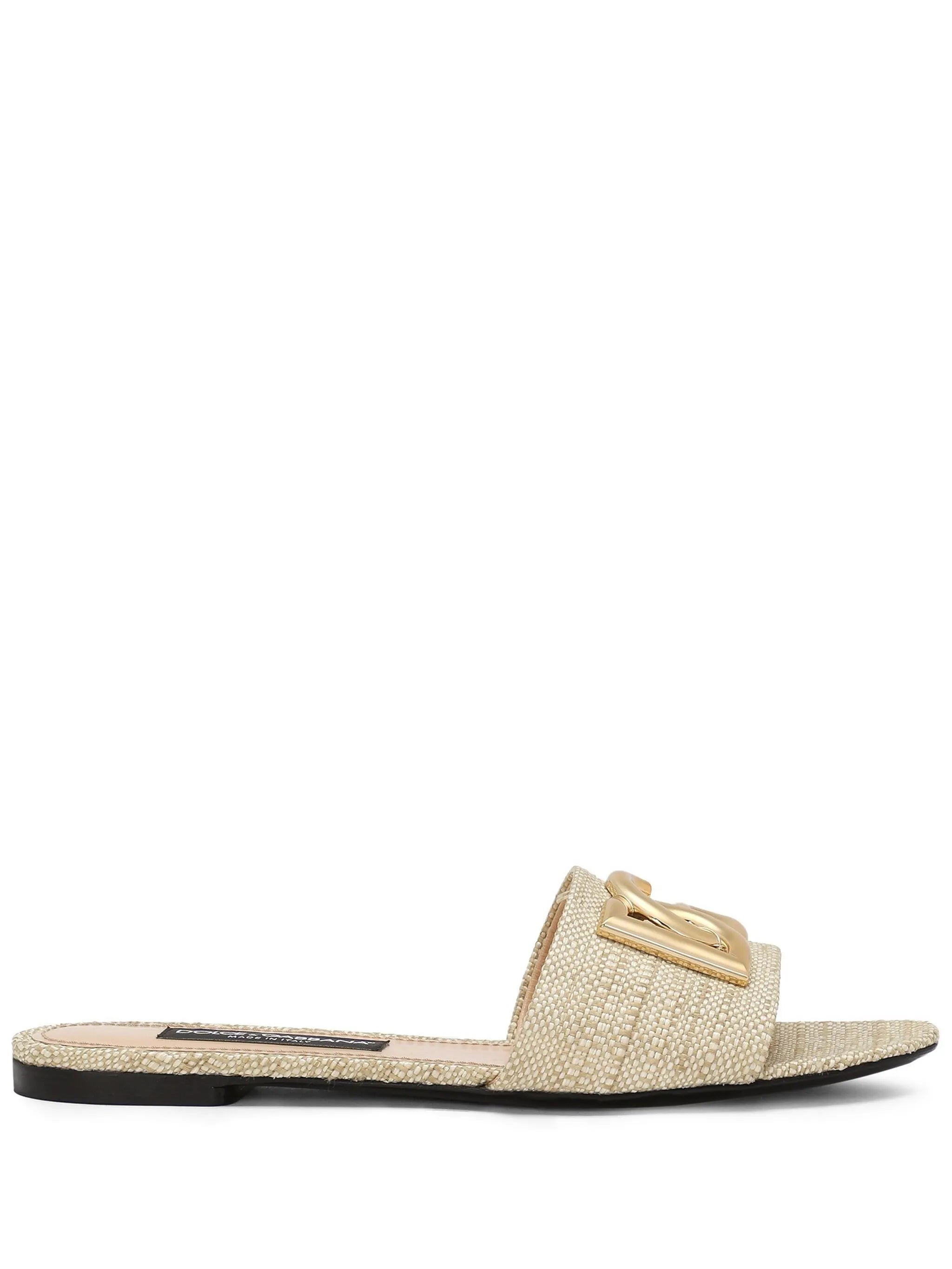 DG-logo raffia slides