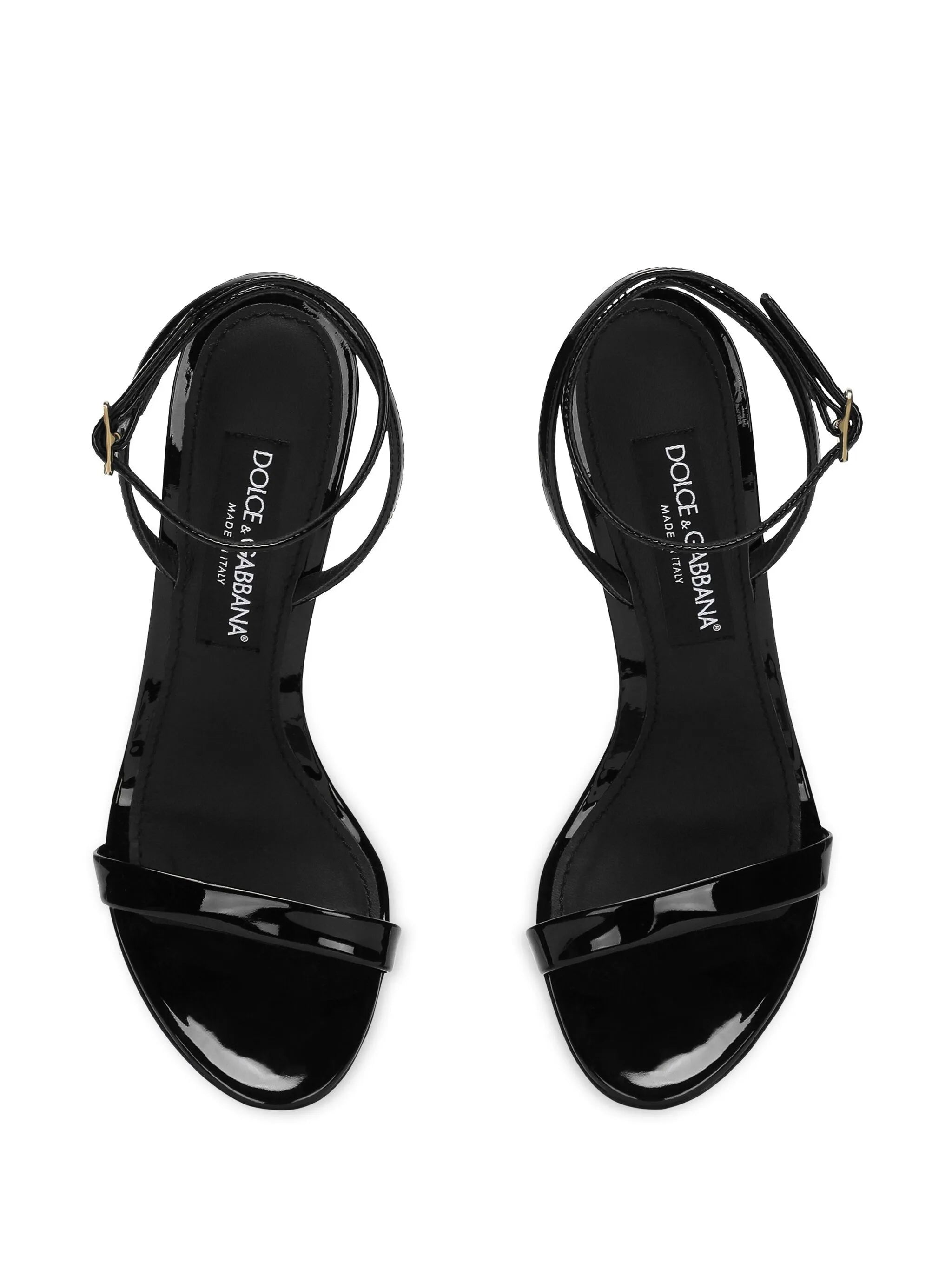 3.5 patent-leather sandals