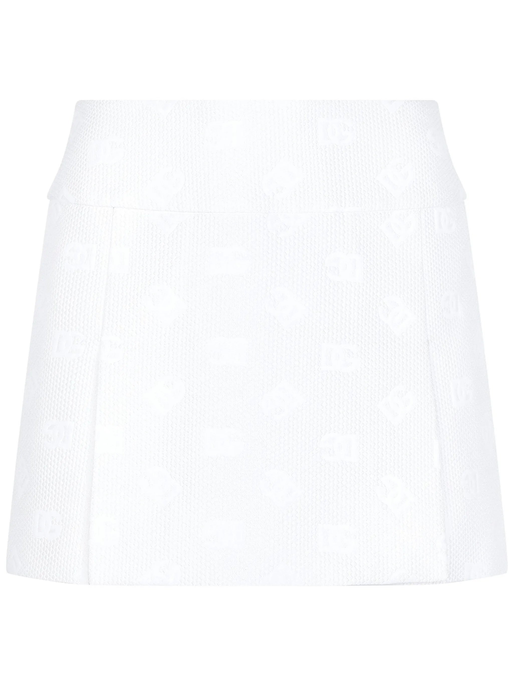 DG logo-jacquard miniskirt