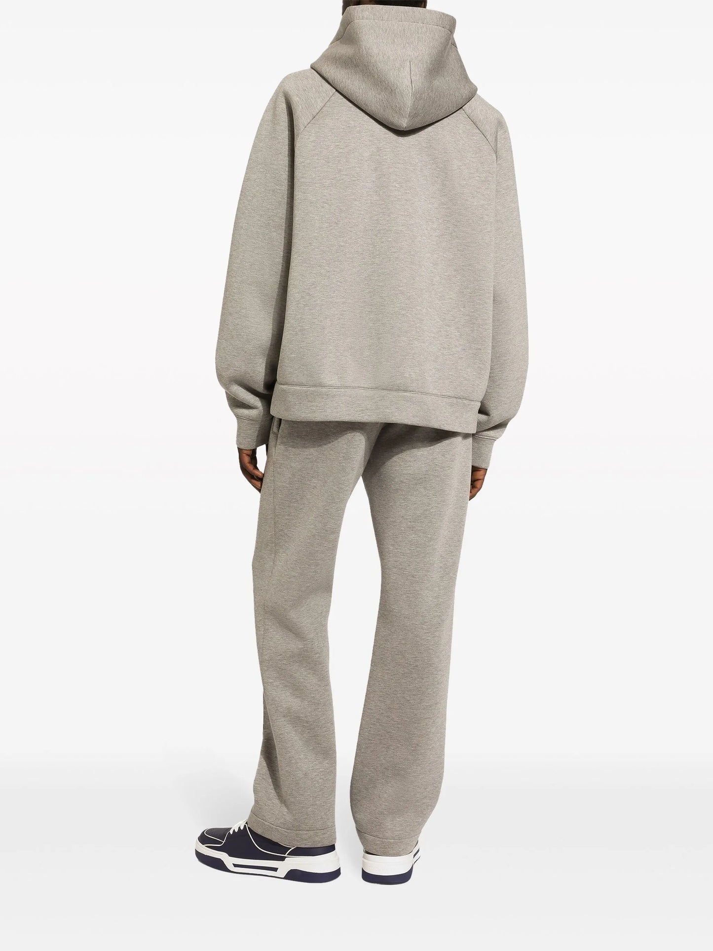 logo-appliqué zip-up hoodie
