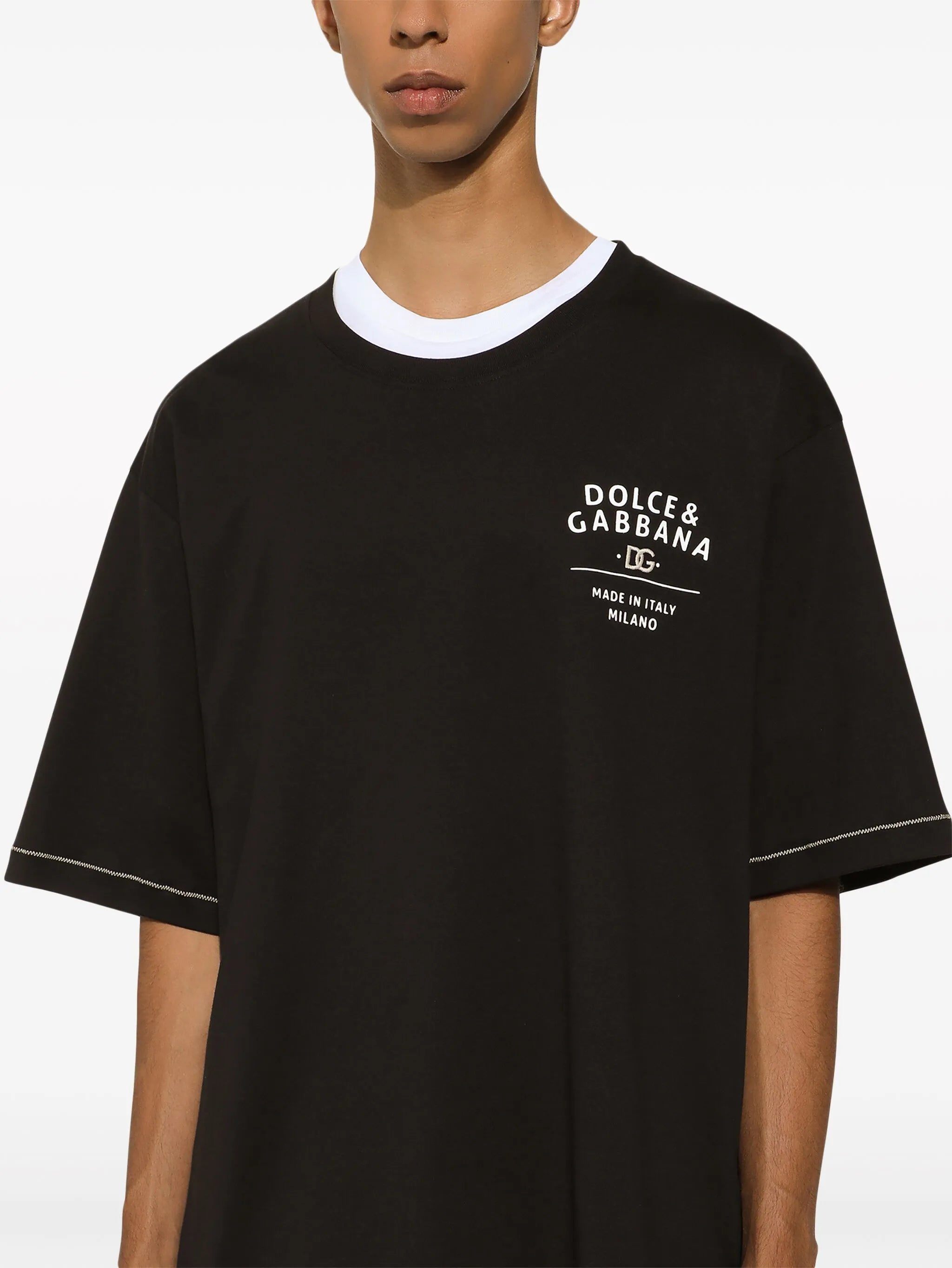 logo-print cotton T-shirt