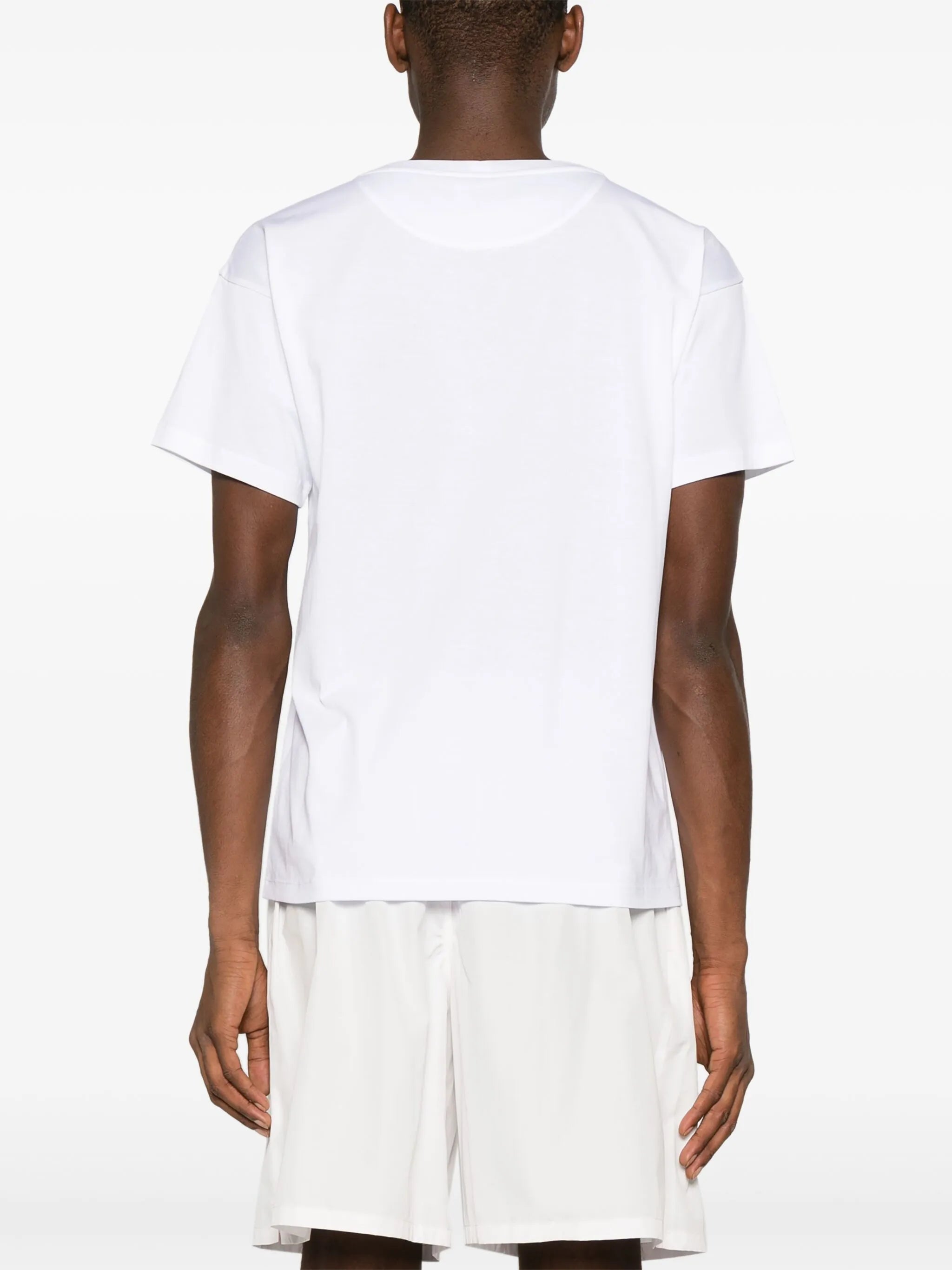 logo-print organic-cotton T-shirt