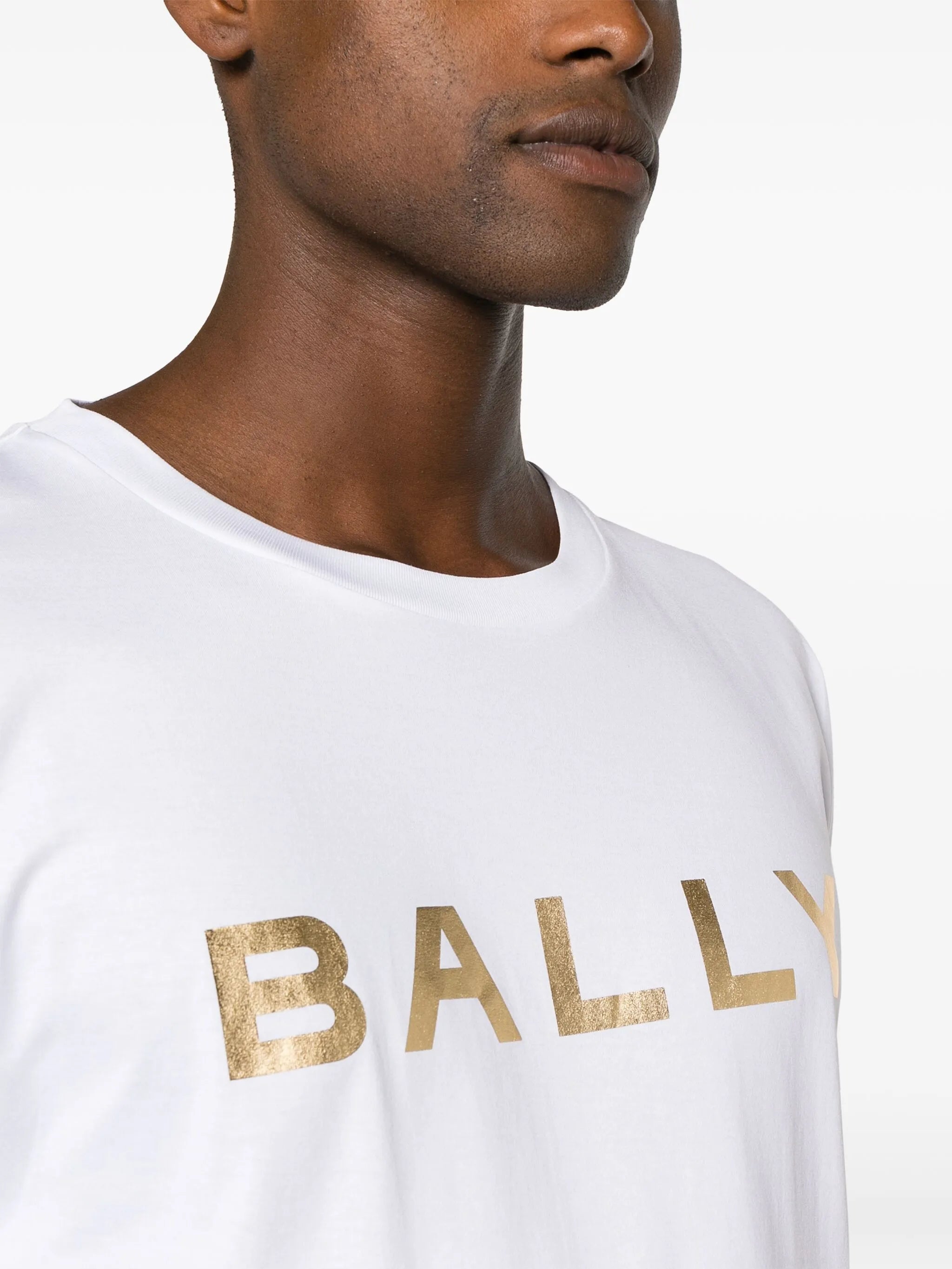 logo-print organic-cotton T-shirt