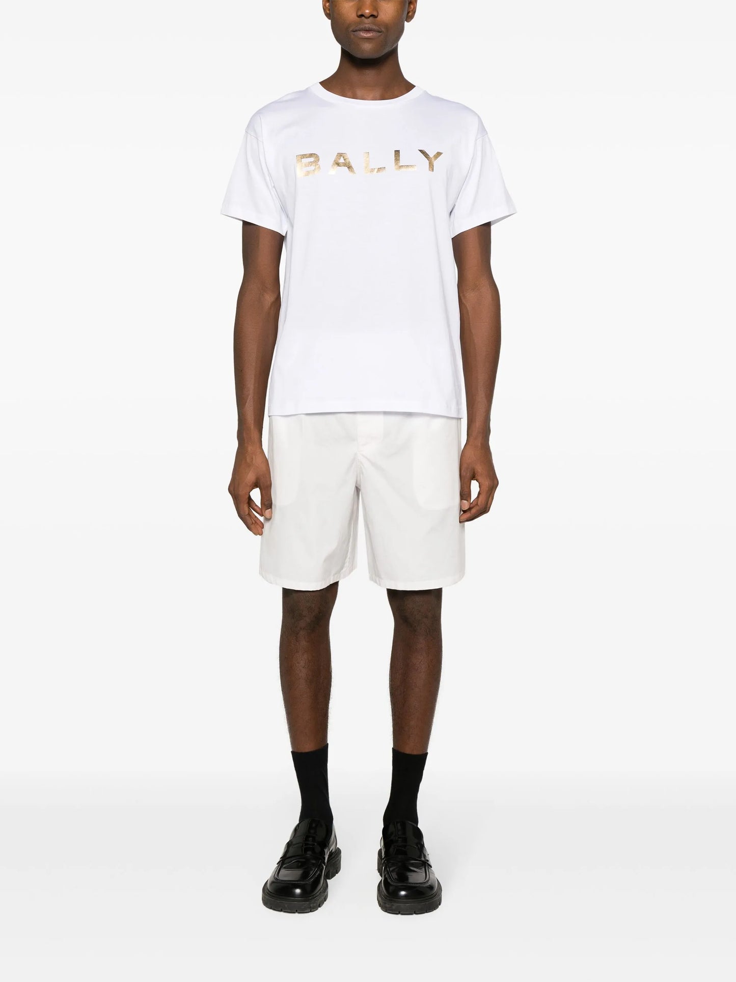 logo-print organic-cotton T-shirt