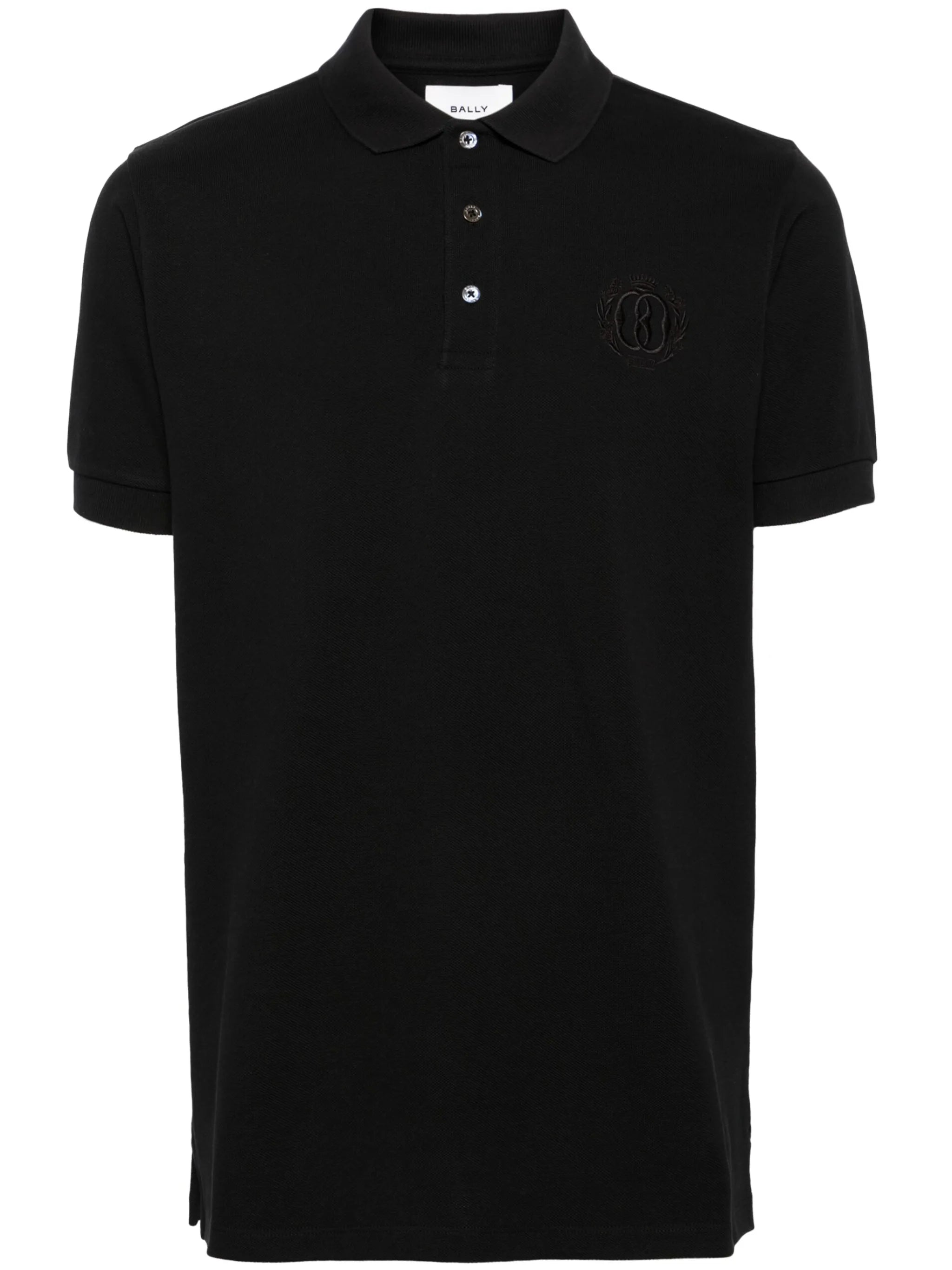 logo-embroidered polo shirt
