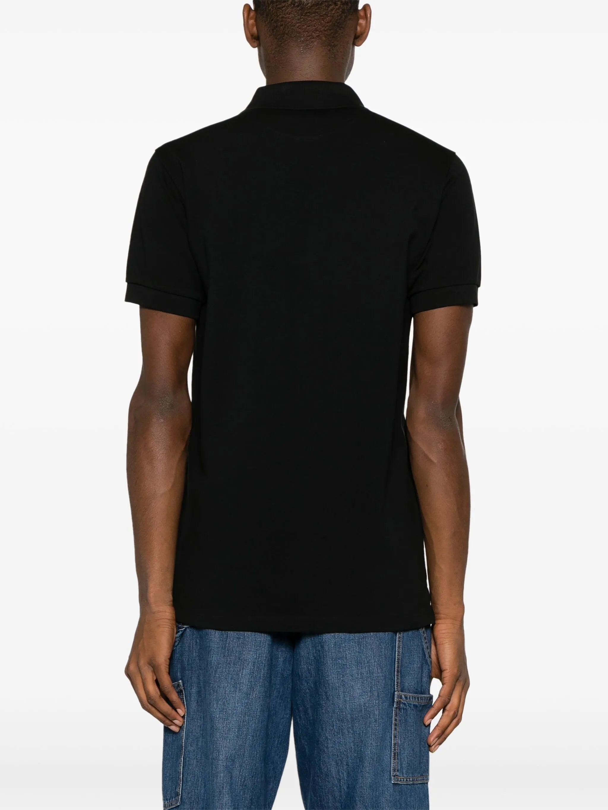 logo-embroidered polo shirt