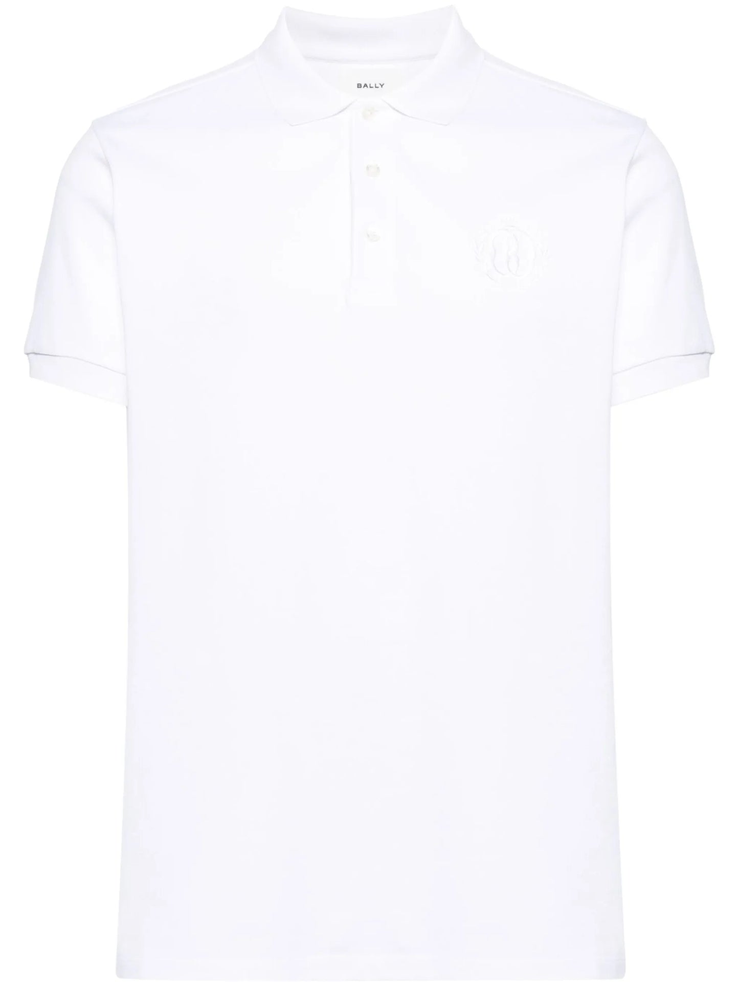logo-embroidered cotton polo shirt
