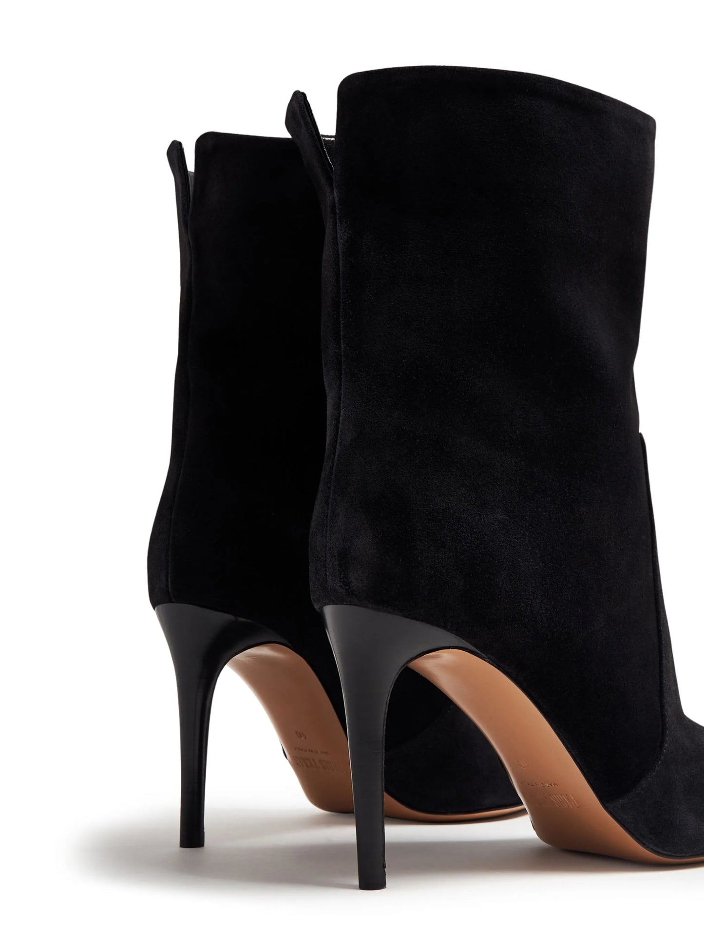 85mm pointed-toe suede boots