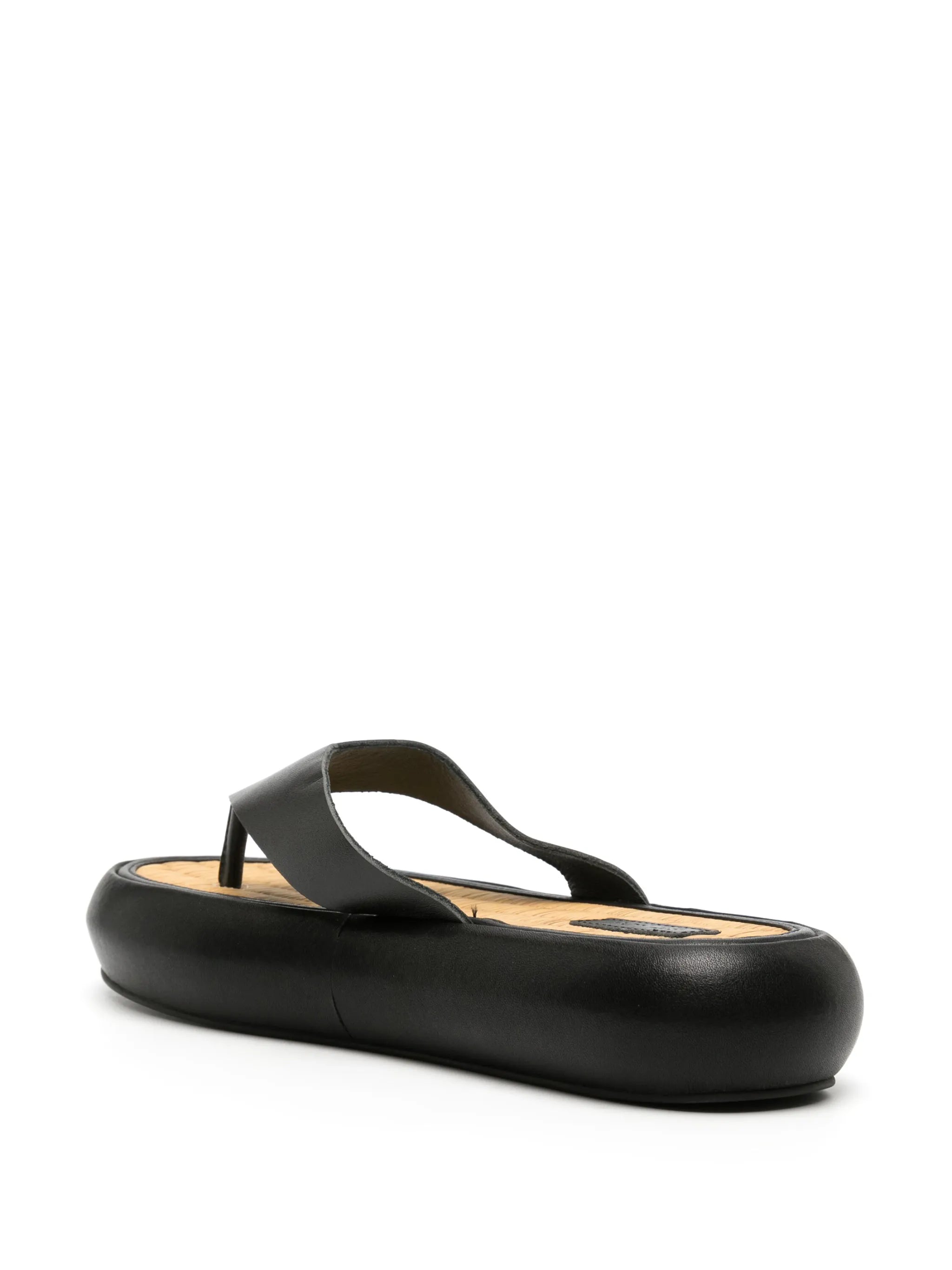 Tatami leather thong sandals
