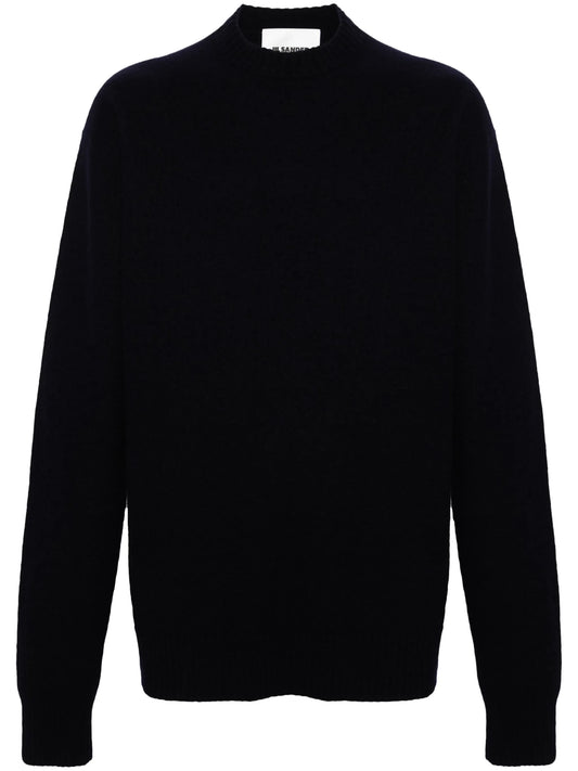 crew-neck wool jumper