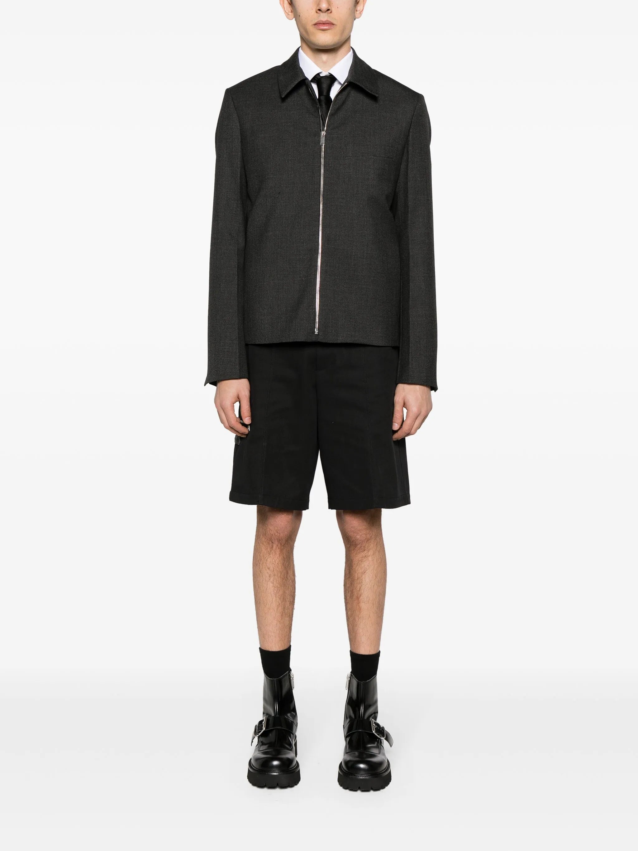 wool bomber jacket