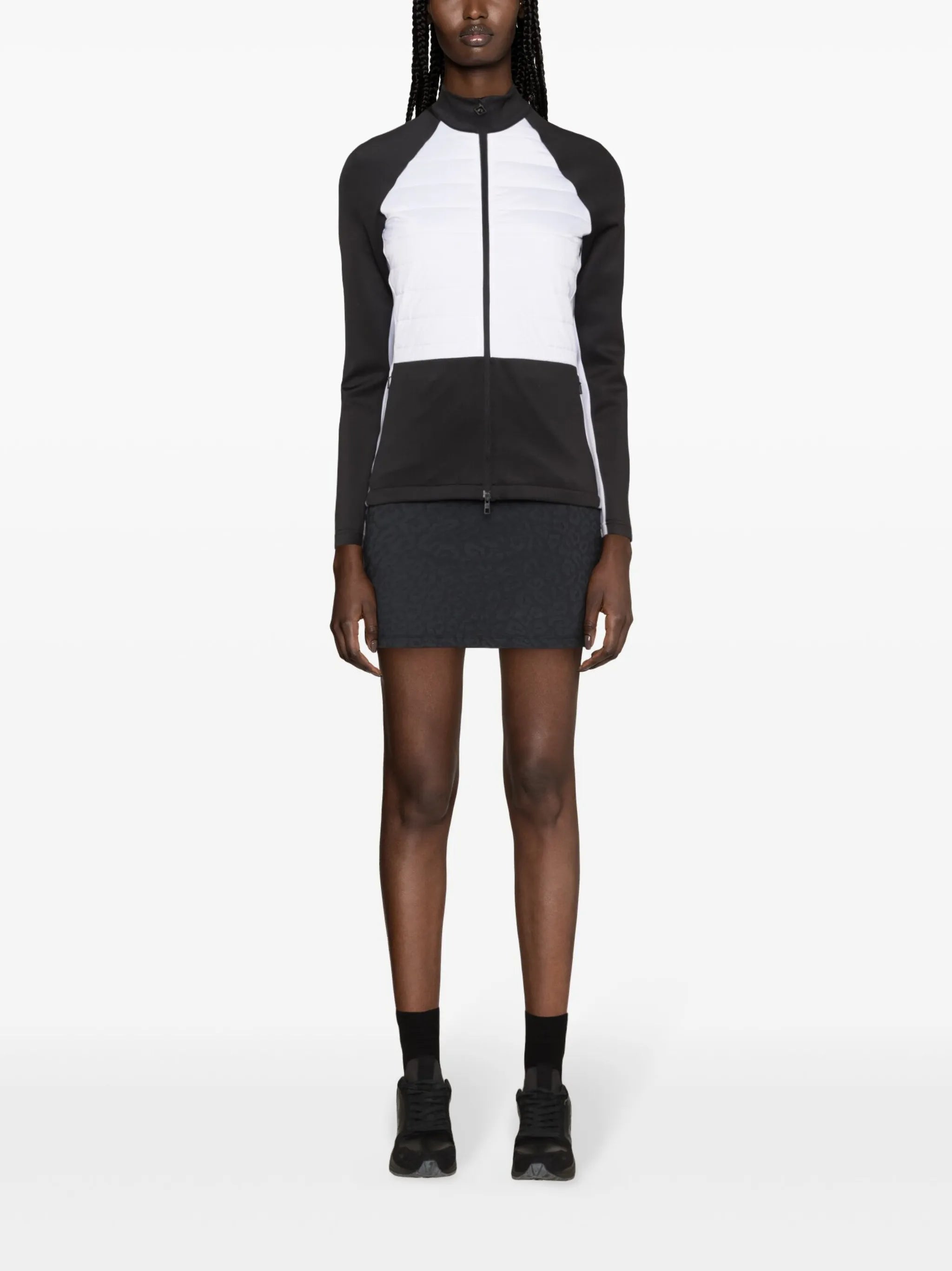Lourdes Hybrid panelled jacket