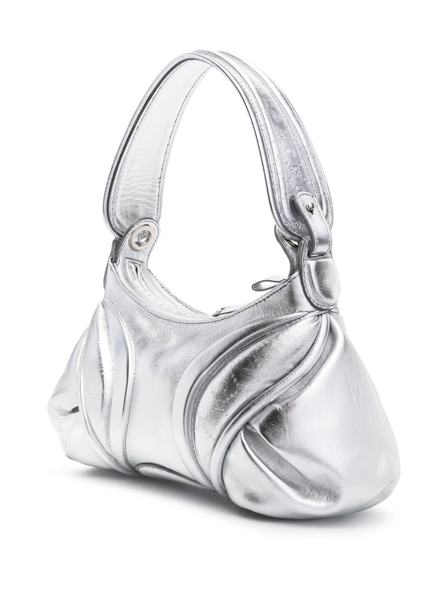 Stardust laminated leather shoulder bag