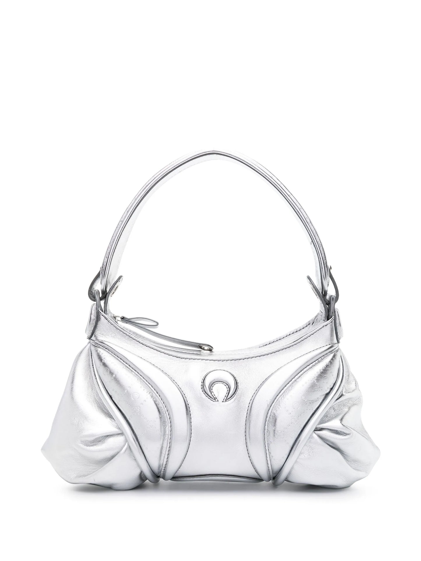 Stardust laminated leather shoulder bag