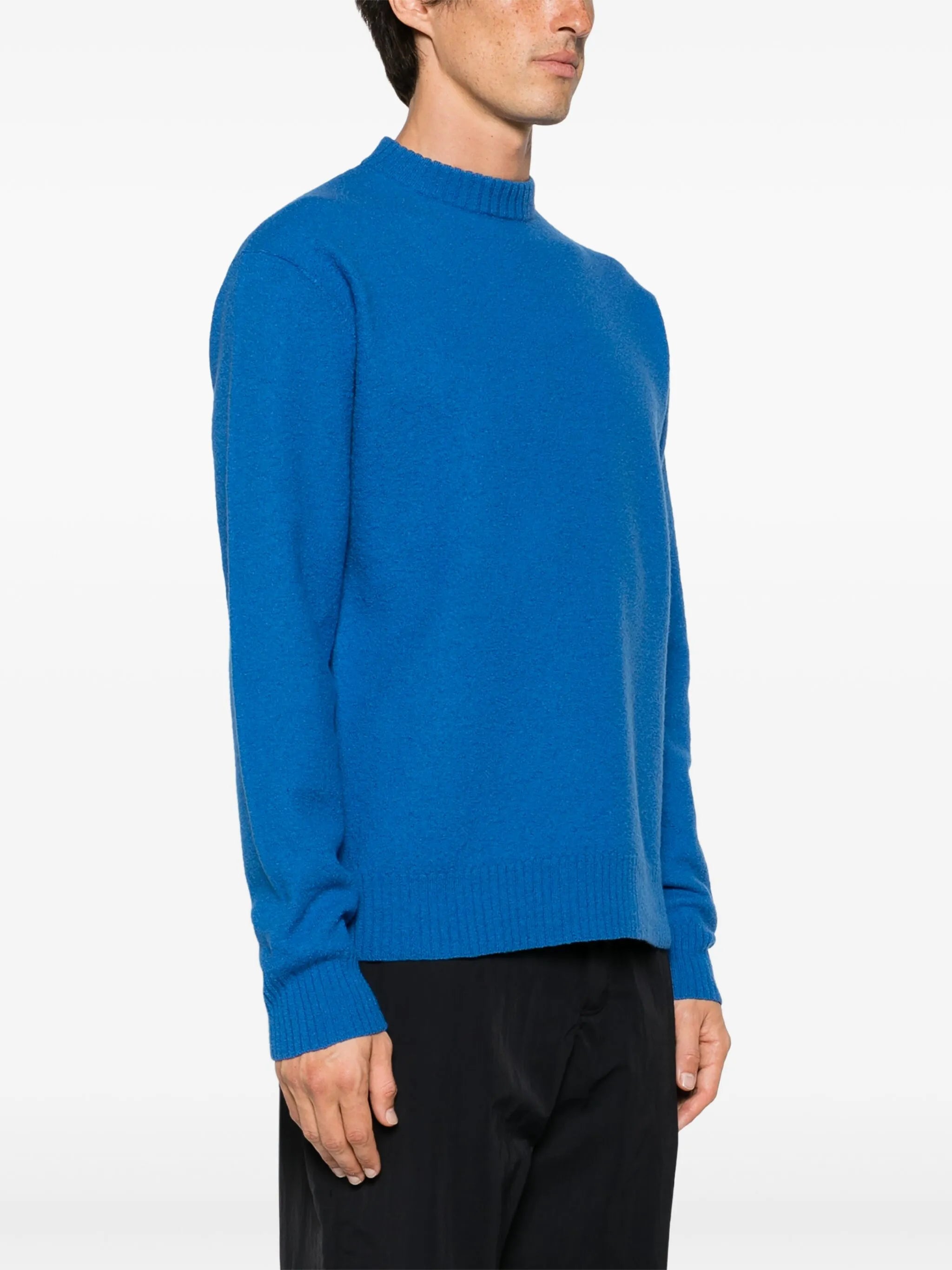 crew-neck wool jumper