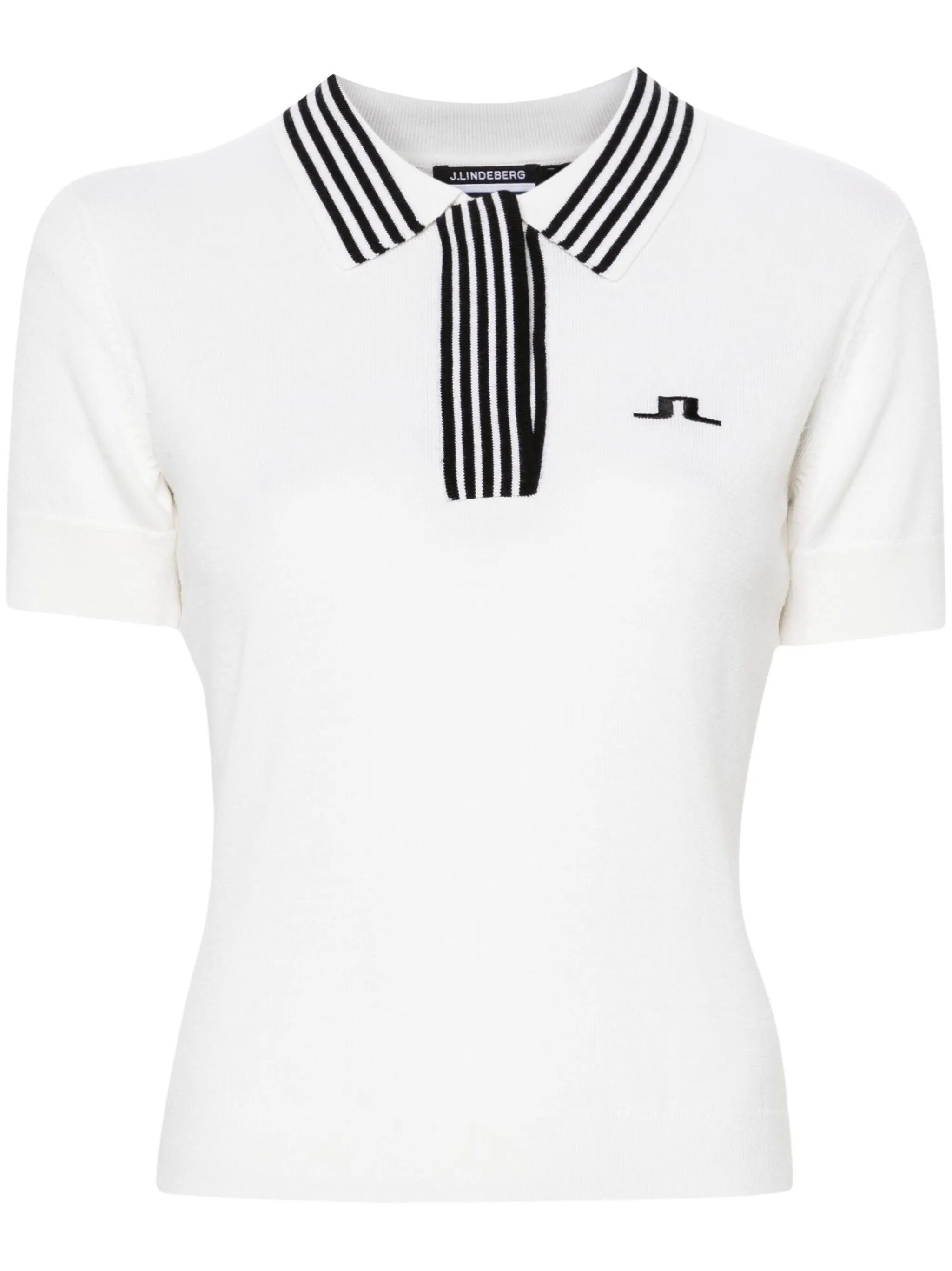 Lucie fine-knit polo shirt