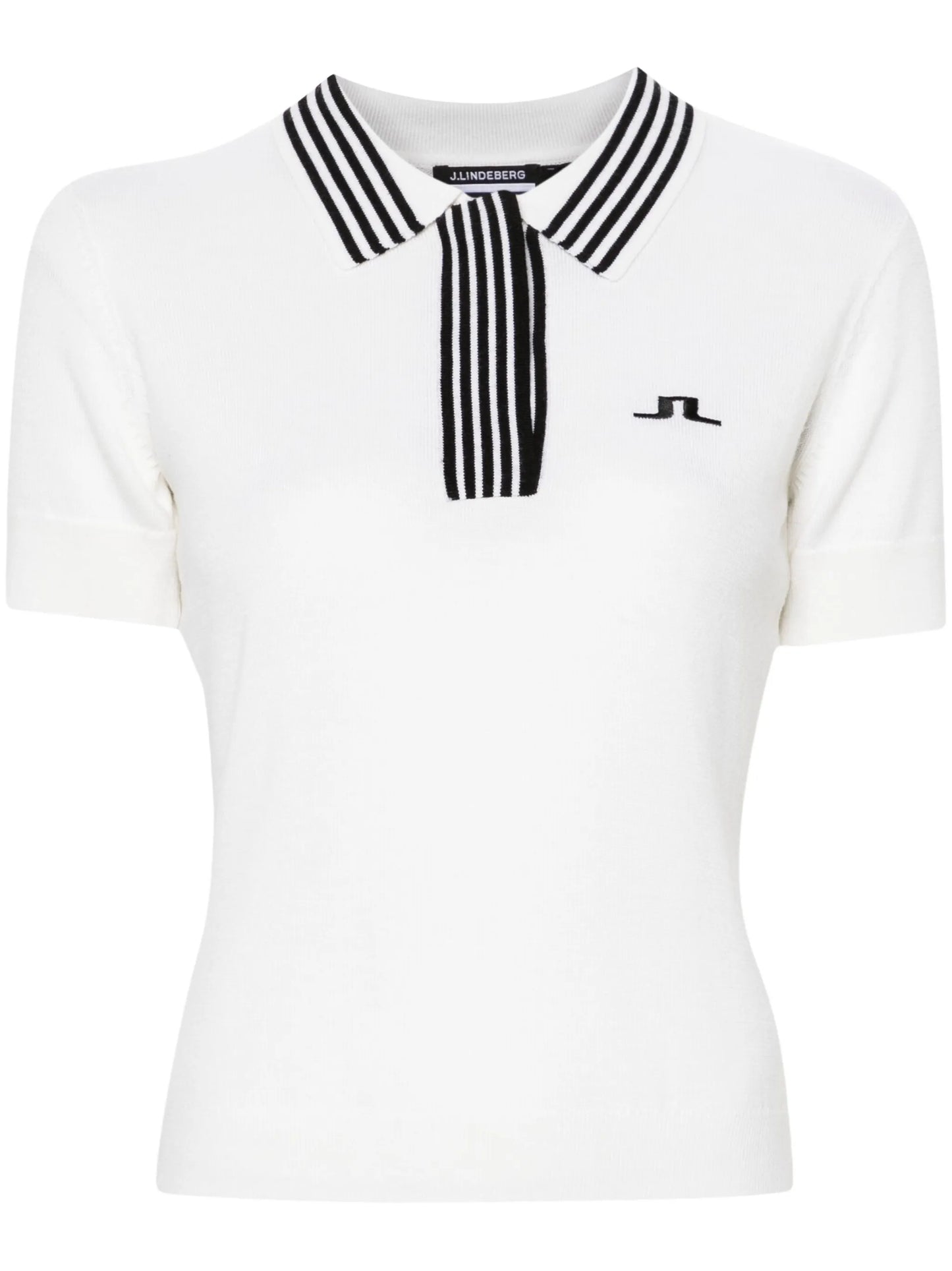 Lucie fine-knit polo shirt