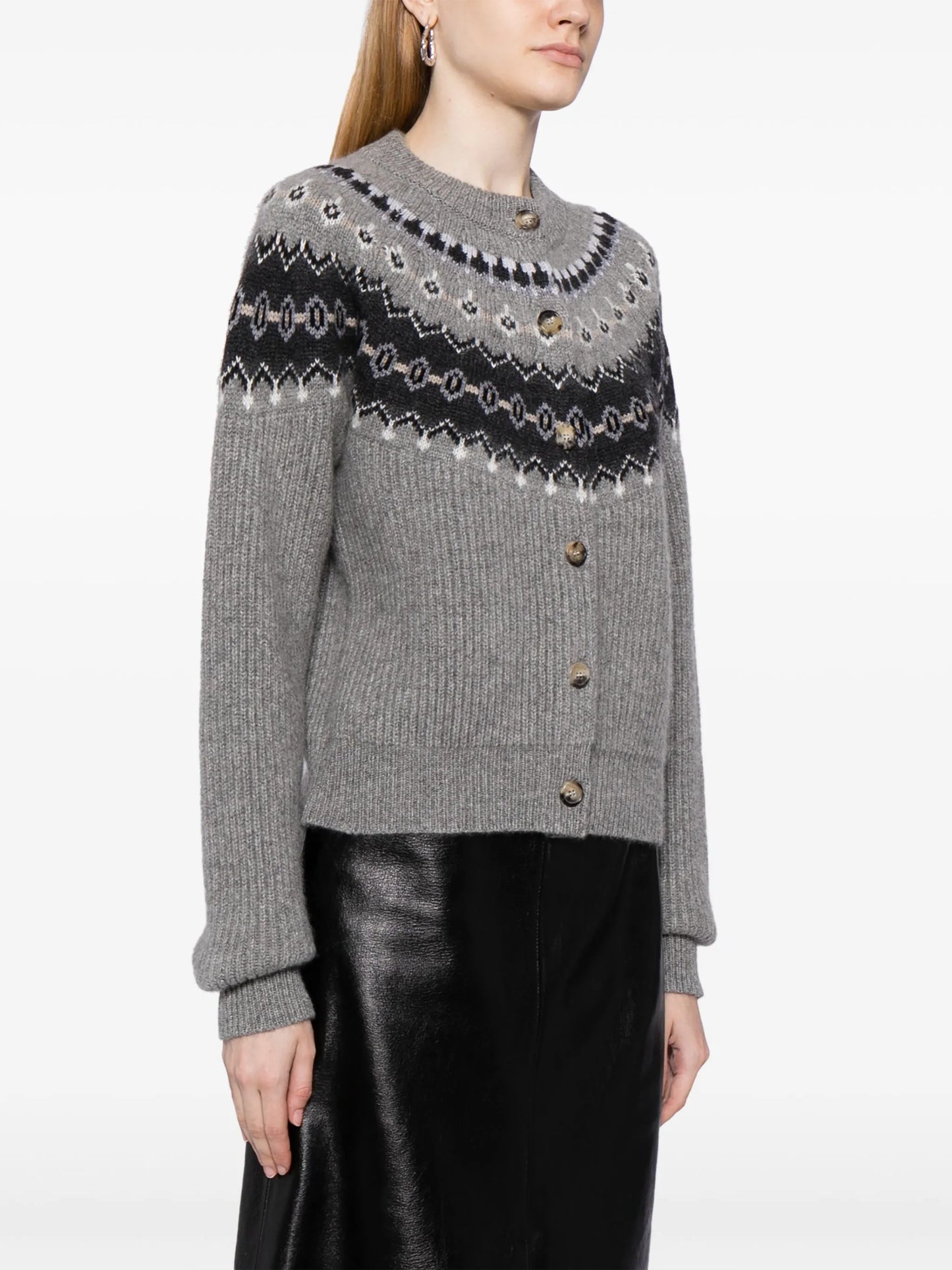 The Michaela fair-isle cardigan