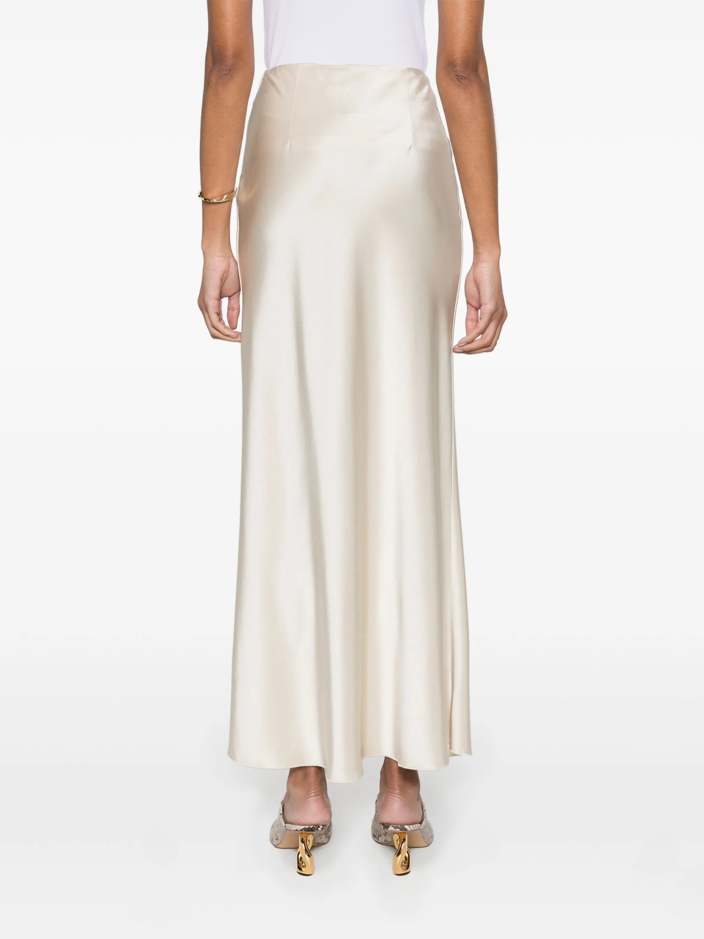 Sabeen satin maxi skirt