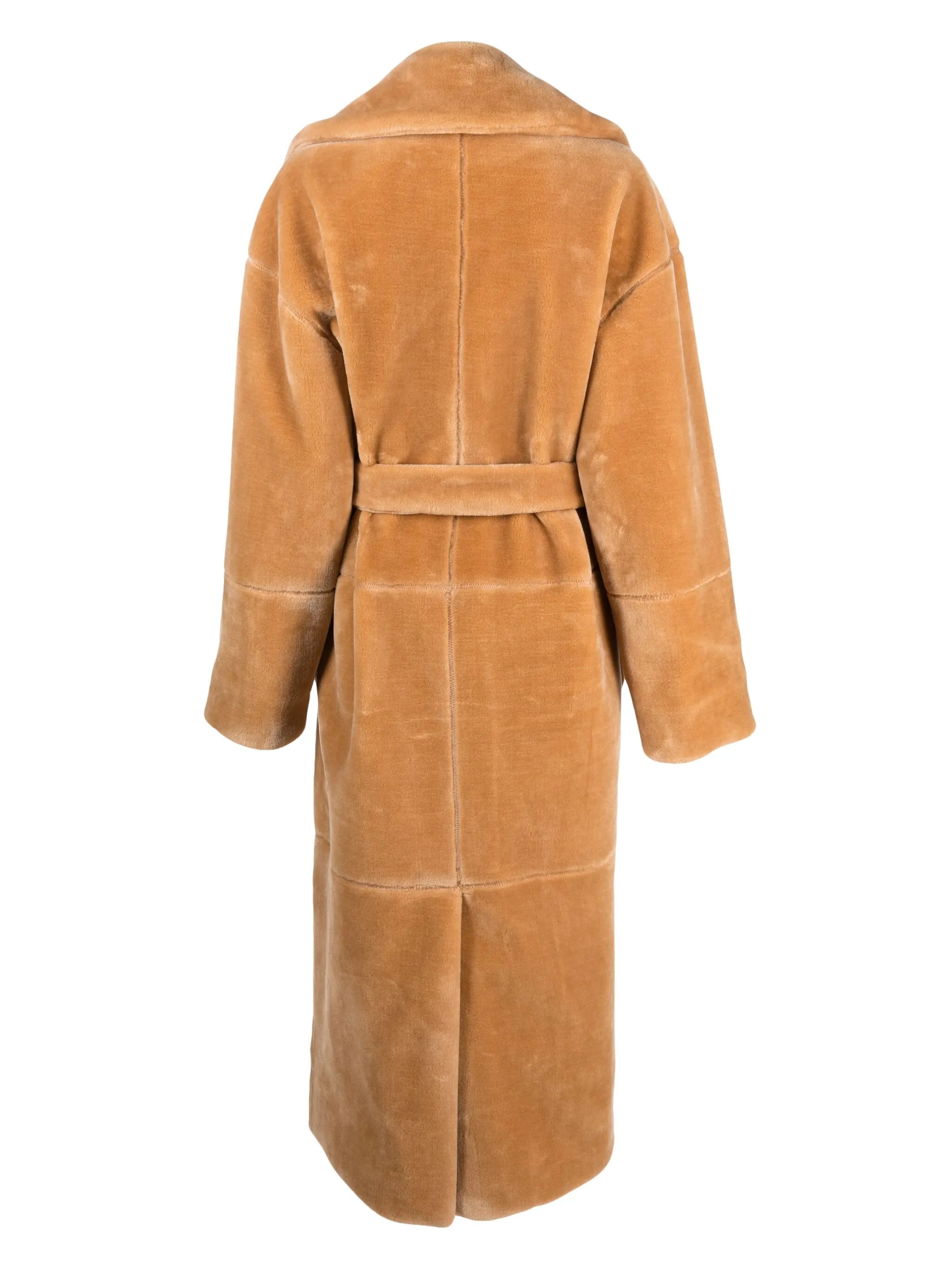 fleece trench coat