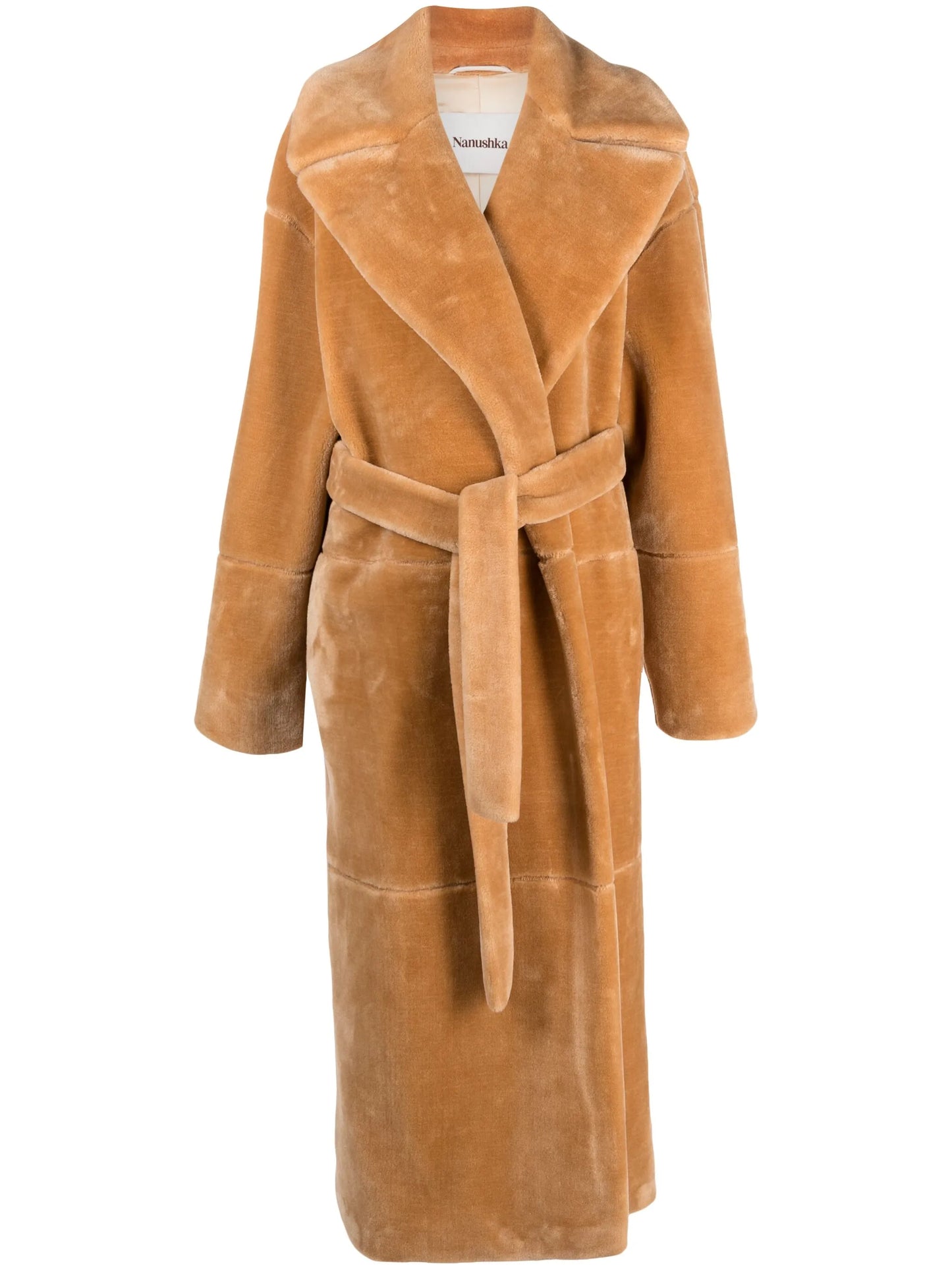 fleece trench coat