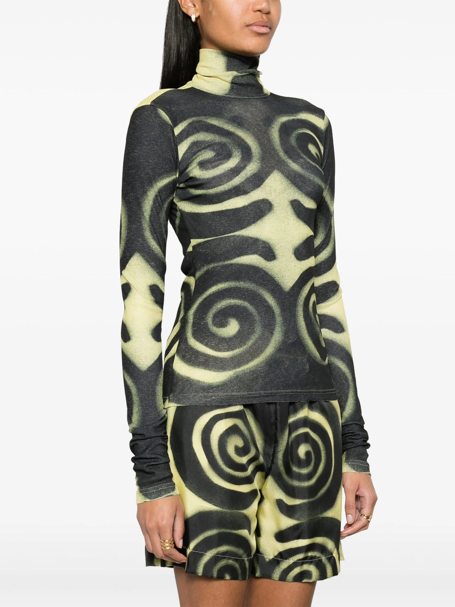 Josa spiral-design T-shirt